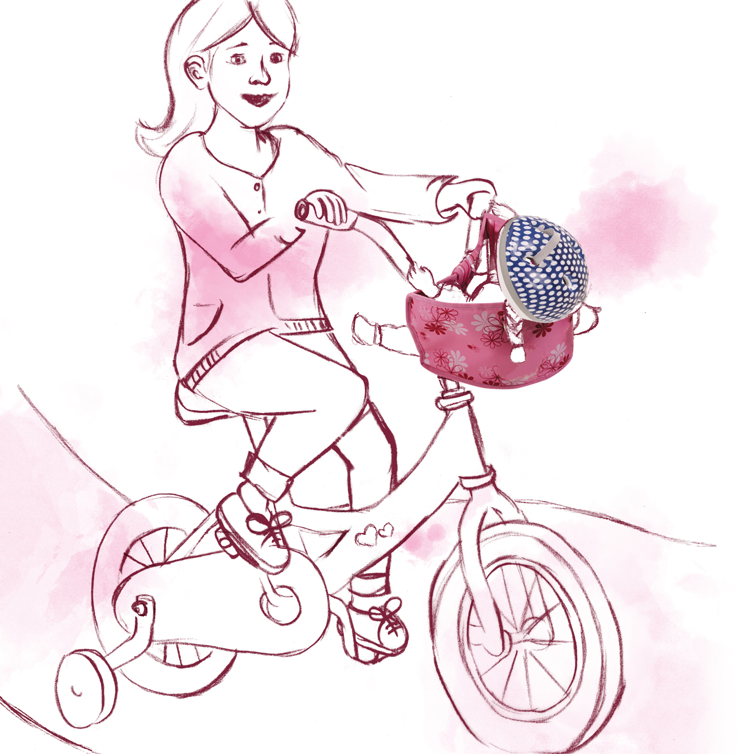 fahrradhelm-rollerhelm-zubehoer-goetz-zeichnung-reithelm-getupft-blau
