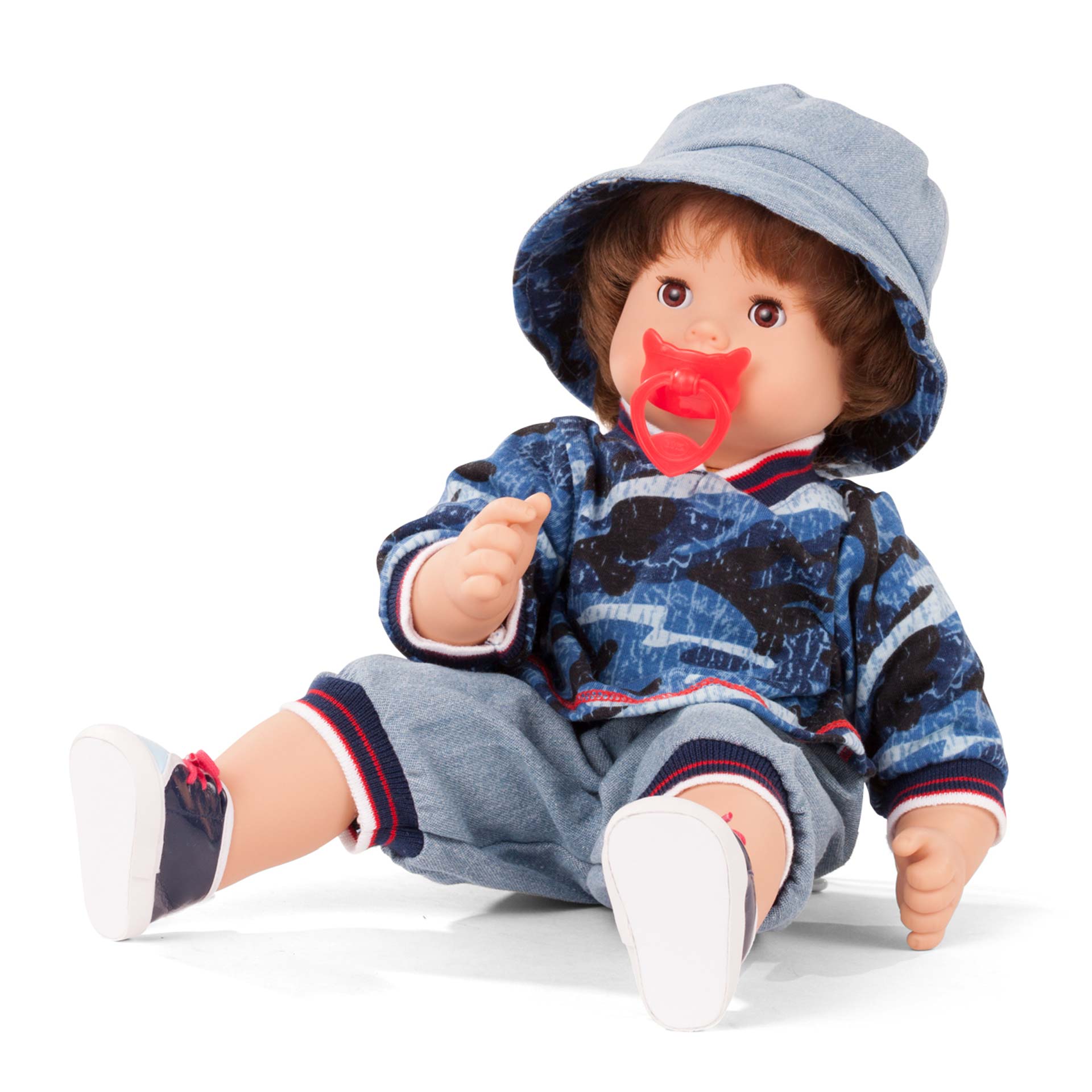 2027100-maxy-muffin-fashionisto-babypuppe-goetz 2027100-maxy-muffin-fashionisto-babypuppe-jeanshose-langarmshirt-sneaker-wendehut-schnuller-haarbuerste-goetz