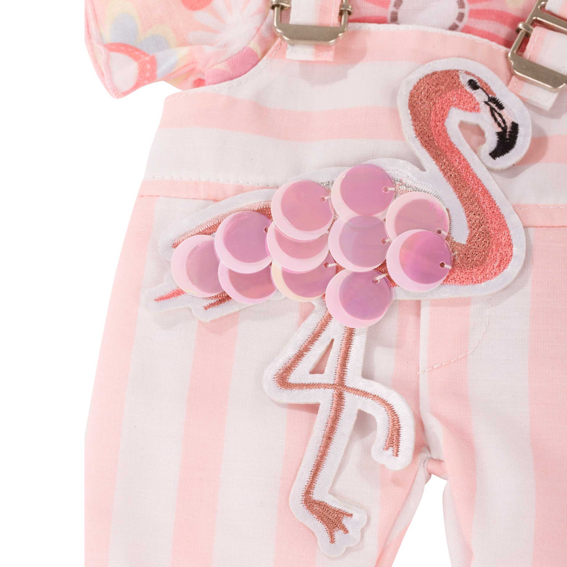 babykombi-pretty-flamingo-sommerset-latzhose-strickjacke-t-shirt