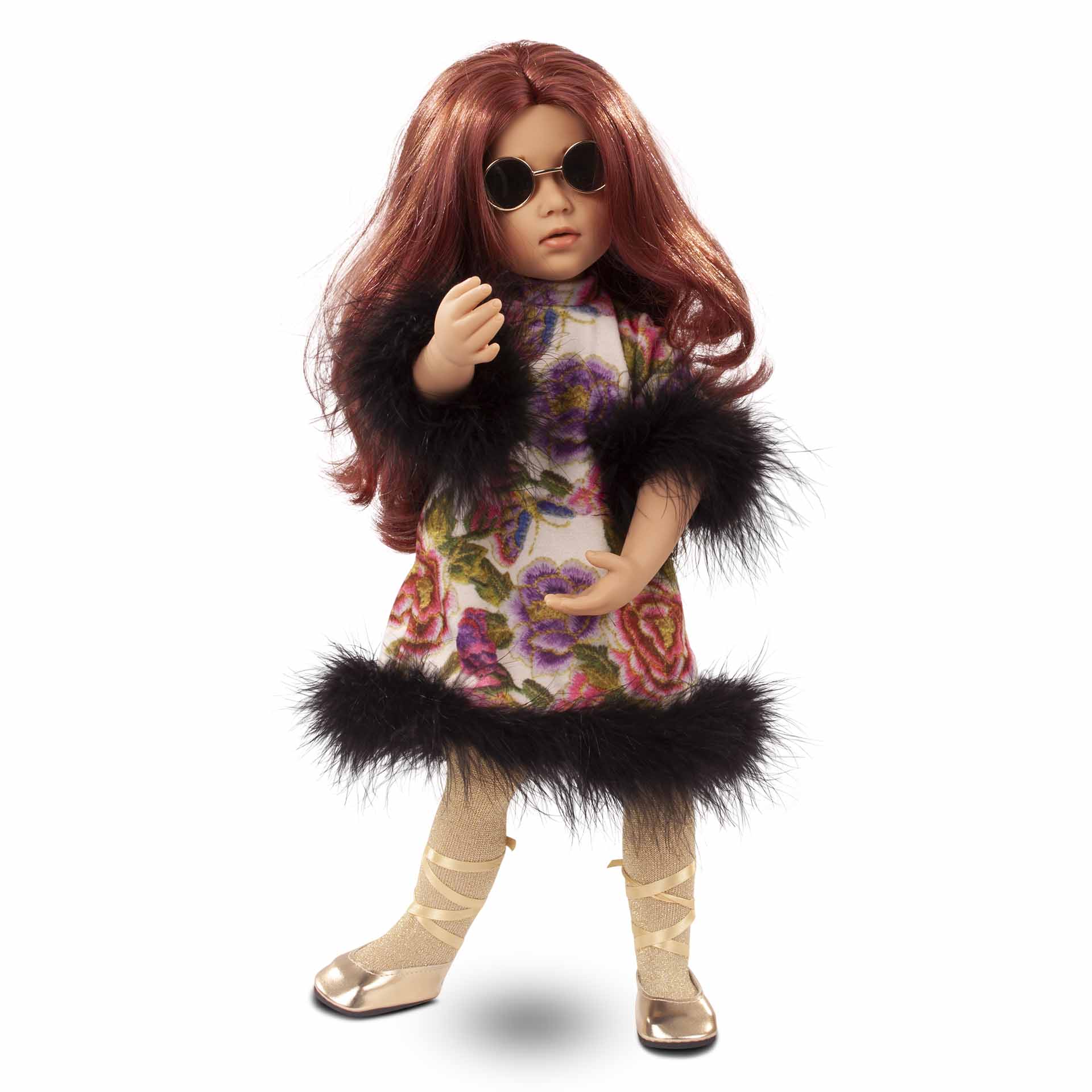 3403539-iconic style-bekleidung-goetz iconic style-bekleidung-goetz-stehpuppe-kleid-strumpfhose-sonnenbrille-ballerinas