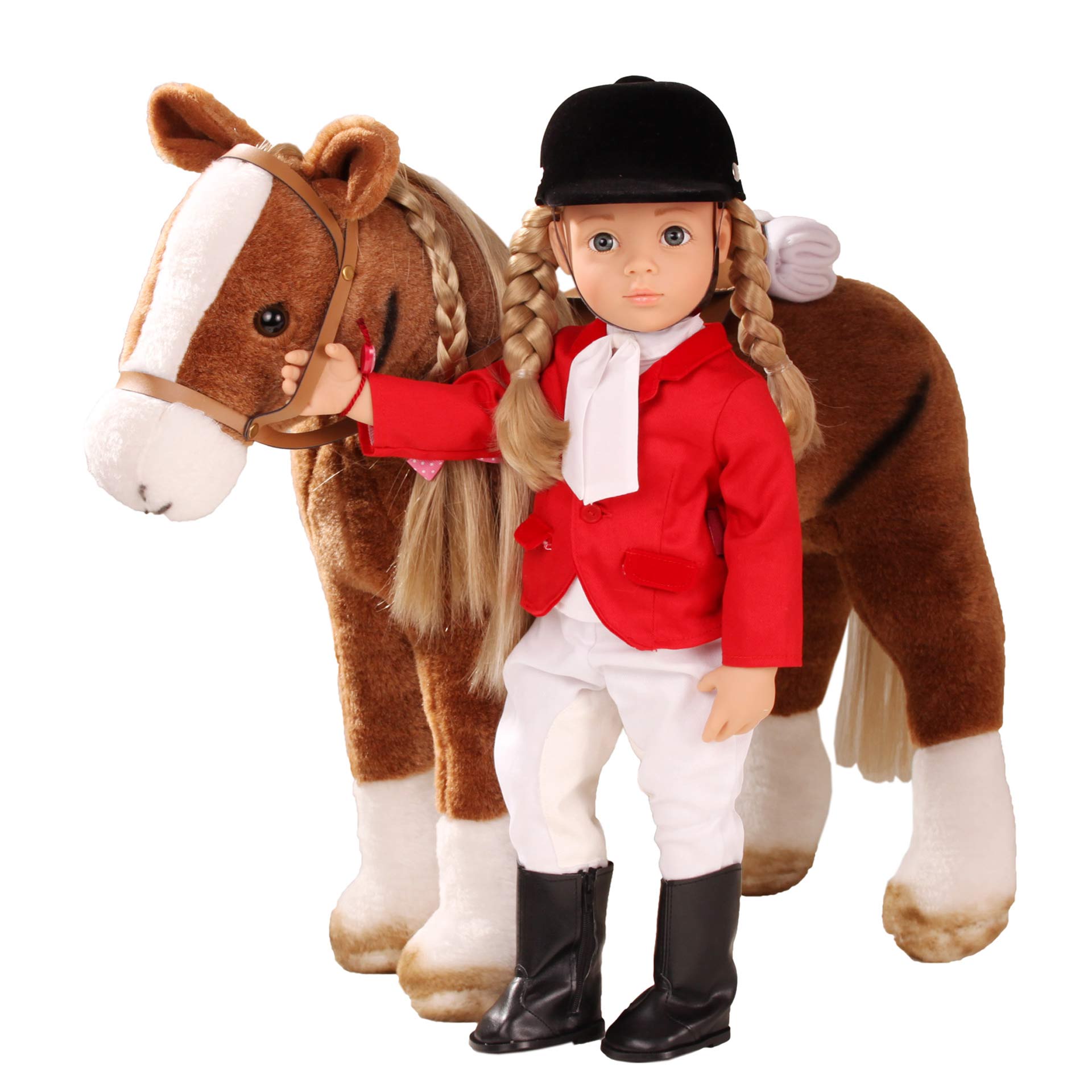 3402375-1466022-kaemmpferd-brown-beauty-goetz-emo kaemmpferd-pferd-sattel-zaumzeug-buerste-lockenwickler-frisieren-reiten-goetz-emo-reiterin