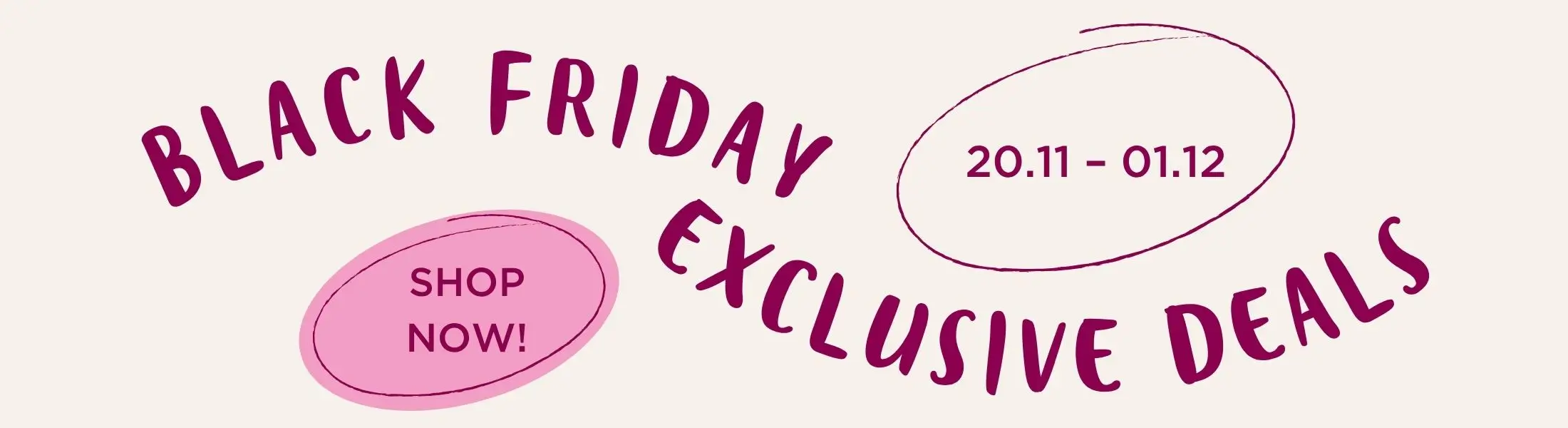 Goetz Black Friday Exclusive Deals Banner mit Angebotszeitraum 20.11. bis 07.12.