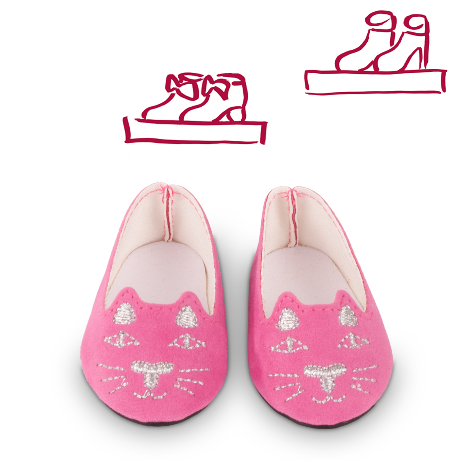 Ballerina shoes Pink Kitten size XL