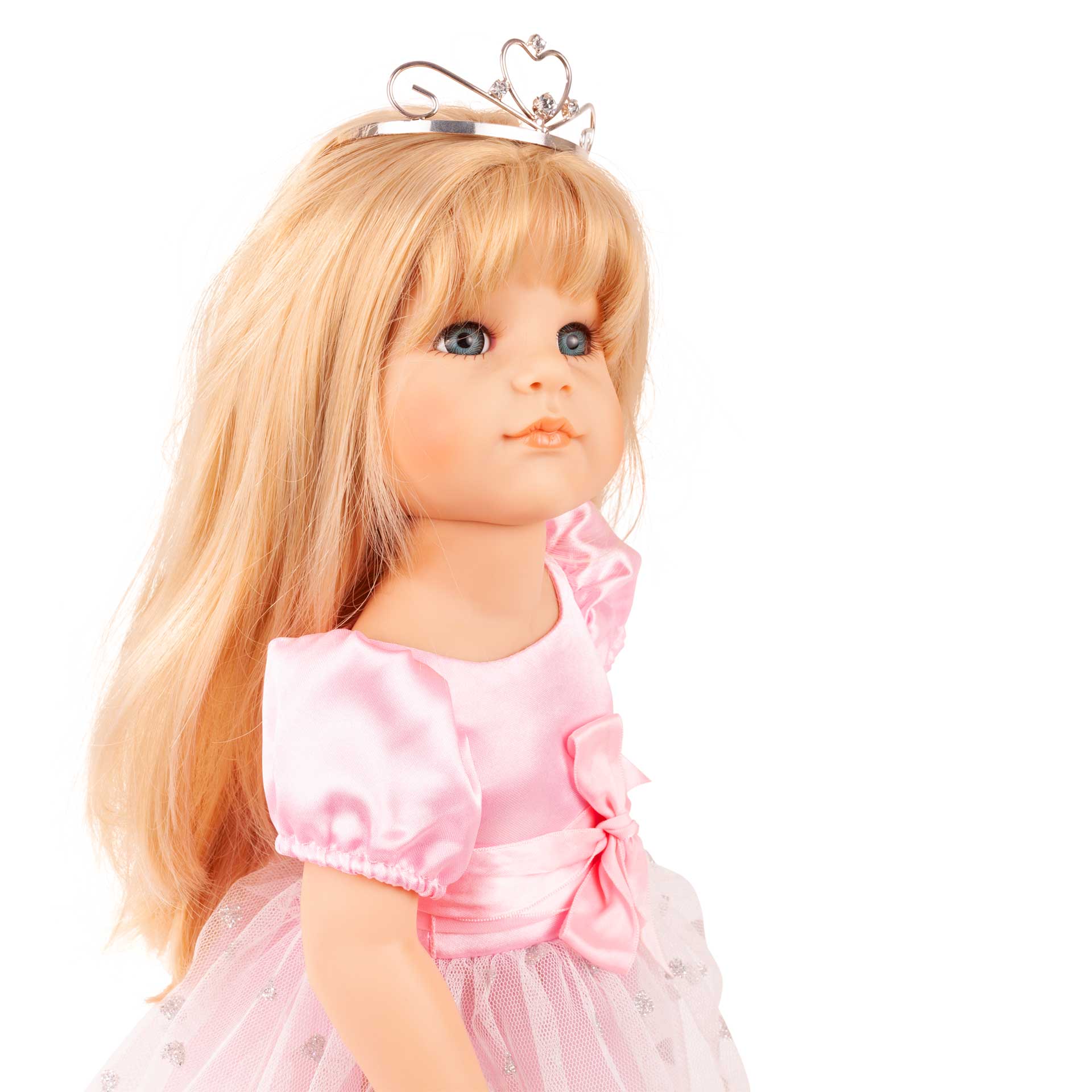 hannah-princess-stehpuppe-goetz-emo-satinkleid-tuellrock-blond-blauaeugig-prinzessin