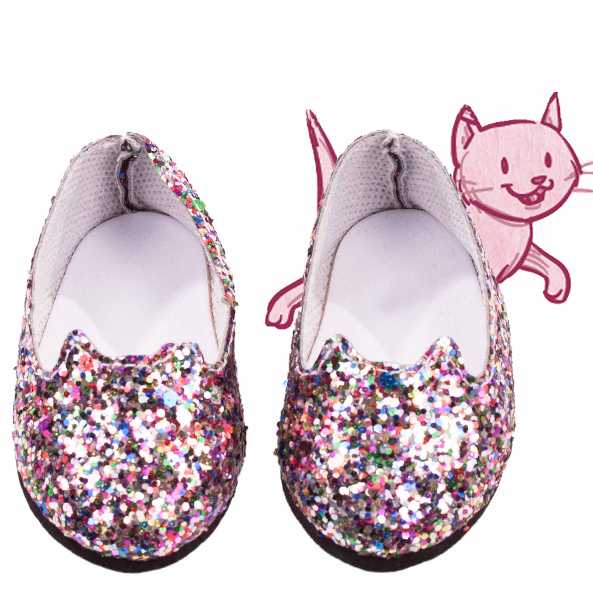 3402714-3402715-ballerina-glitzer-katze-goetz ballerina-glitzer-katze-sommerschuhe-goetz