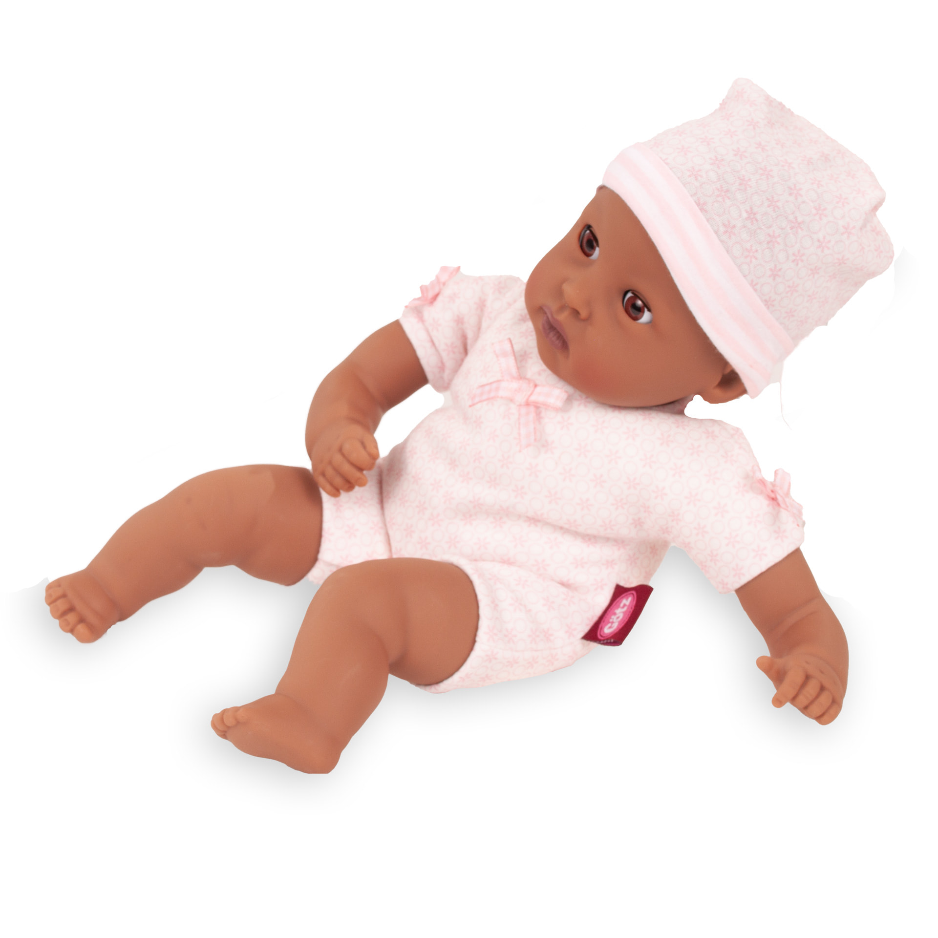 2420863-muffin-to-dress-babypuppe-goetz muffin-to-dress-babypuppe-goetz-braun-braune-augen-muetze-schlafaugen