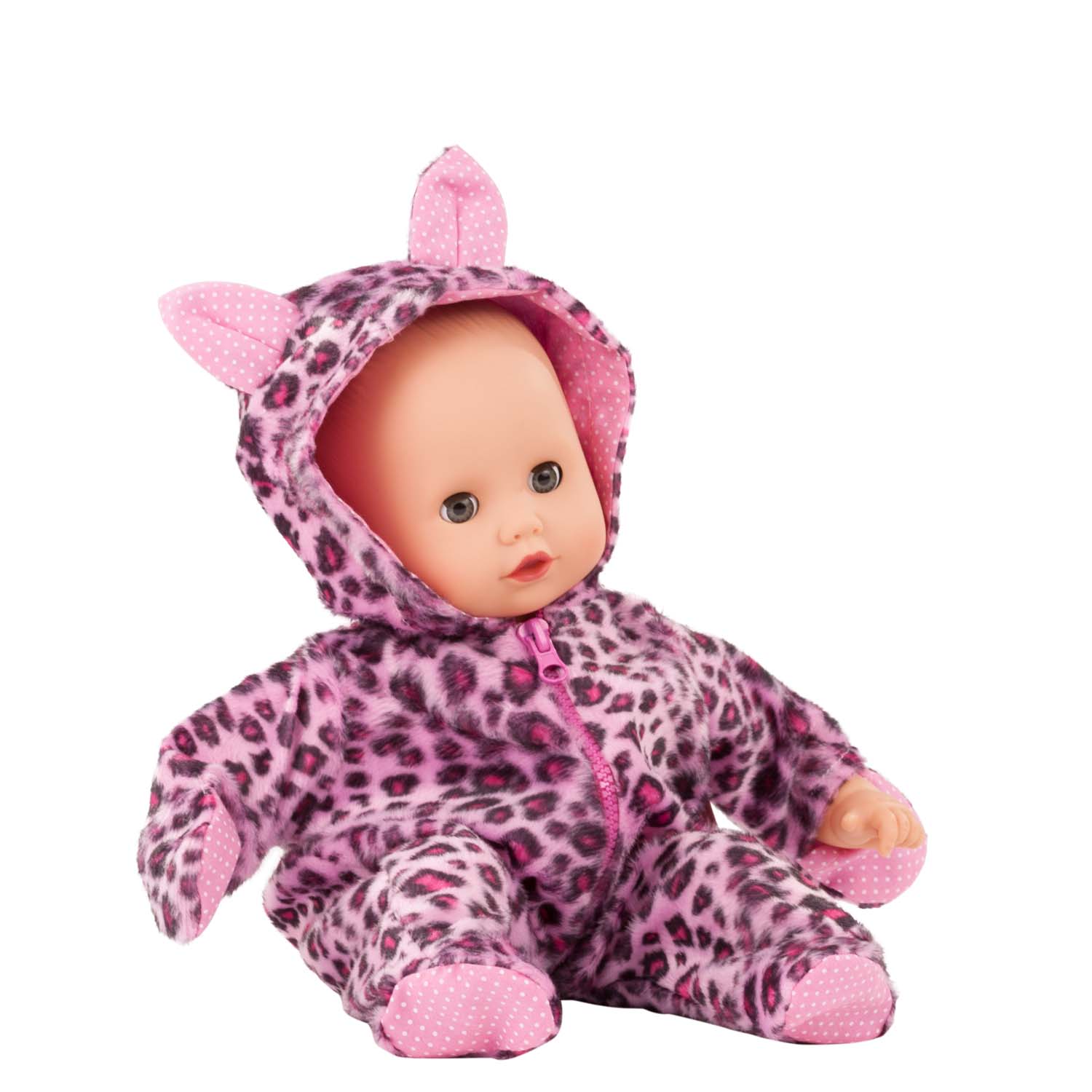 3403117-onesie-cats-bekleidung-goetz onesie-cats-bekleidung-goetz-babypuppe-leoprint-kapuze