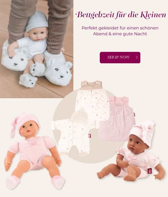 Alles für die Pyjama-Party für die Babypuppen von Goetz