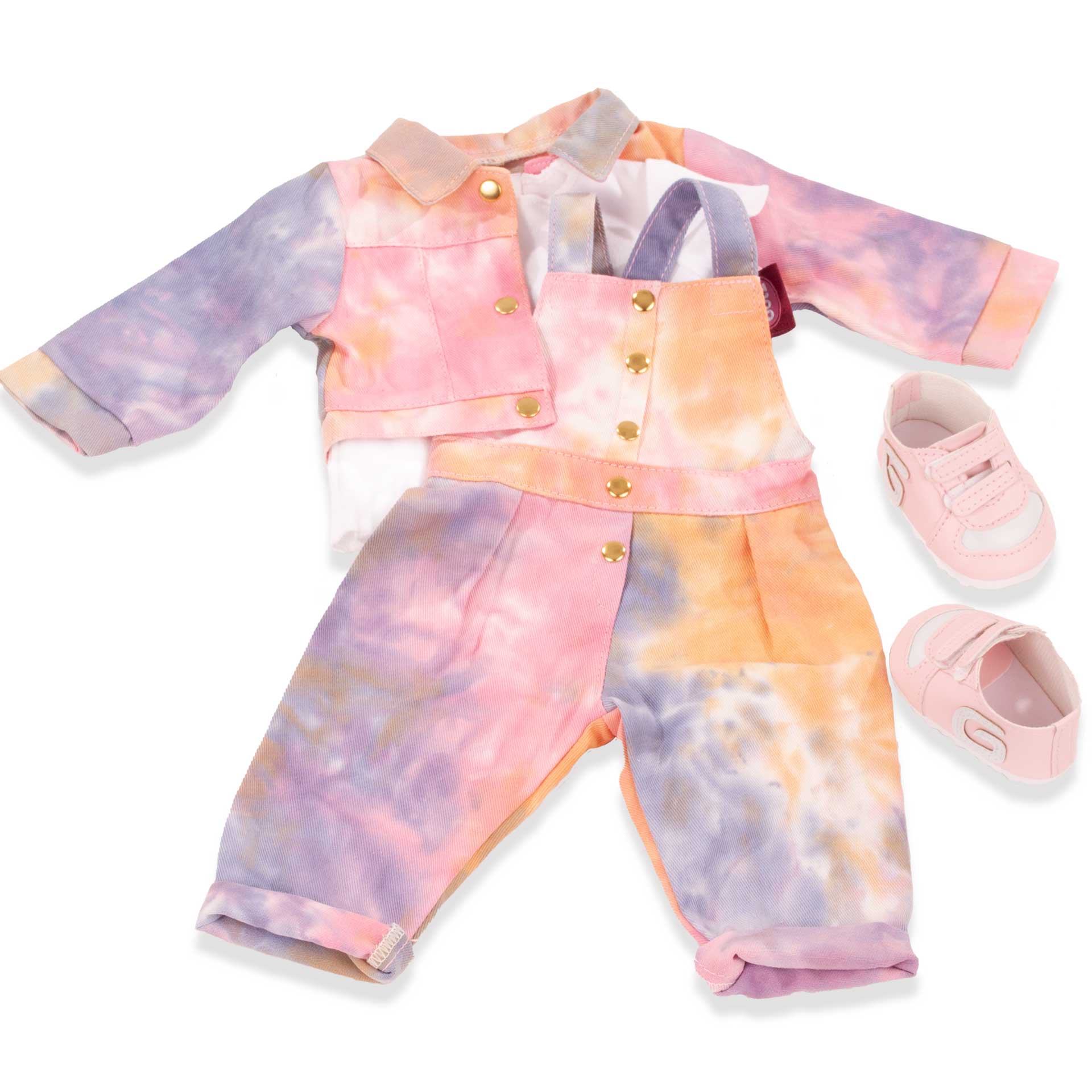 3403401-happy-shades-bekleidung-goetz happy-shades-bekleidung-goetz-emo-latzhose-batikmuster-jacke-shirt-schuhe-sneakers