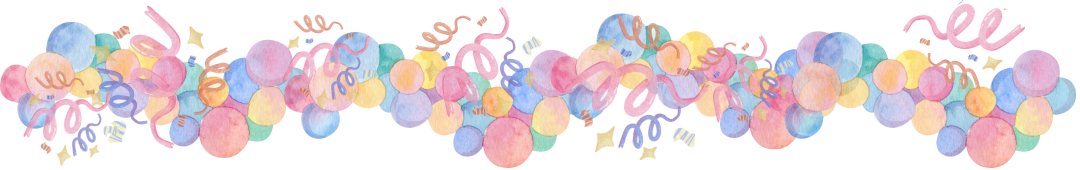 Faschingsbanner Luftschlagen Goetz Bunte Luftballongirlande und Konfetti