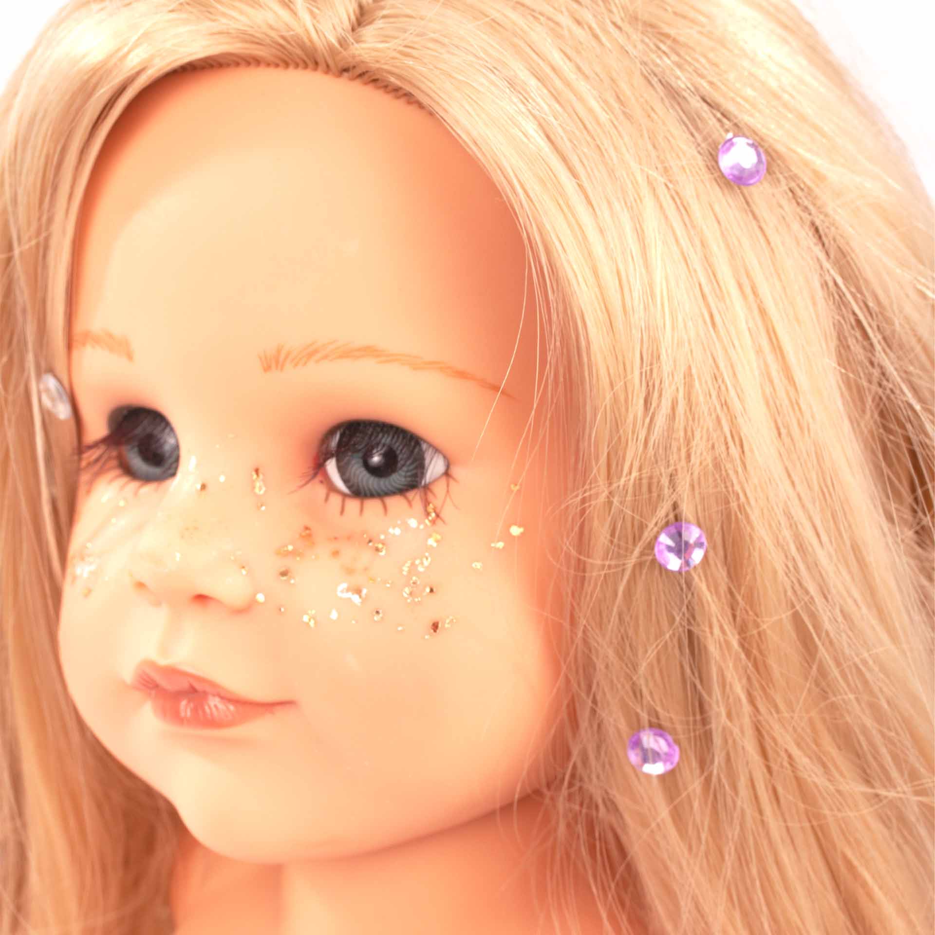 2159096-hannah-be-my-mini-me-stehpuppe-detail hannah-be-my-mini-me-stehpuppe-blond-glitter-blaue-augen-goetz