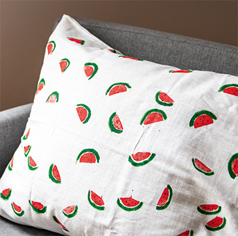pimp-up-goetz-puppen-kissenbezug-goetz-geschenkbeutel-kartoffeldruck-bild kissen-kartoffeldruck-melonen