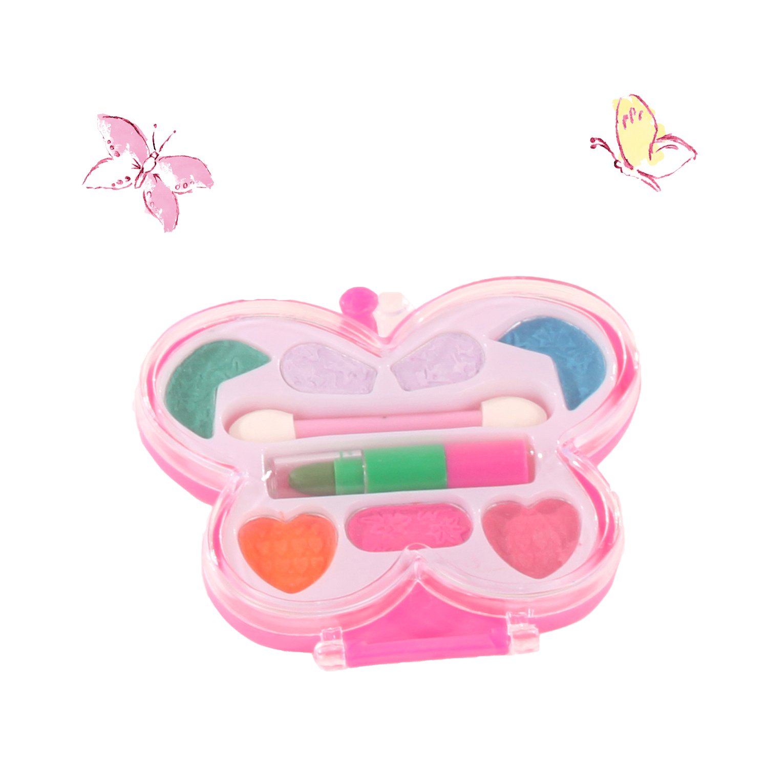 3403108-make-up-set-schmetterling-zubehoer-goetz make-up-set-schmetterling-zubehoer-goetz-lippenstift-applikator