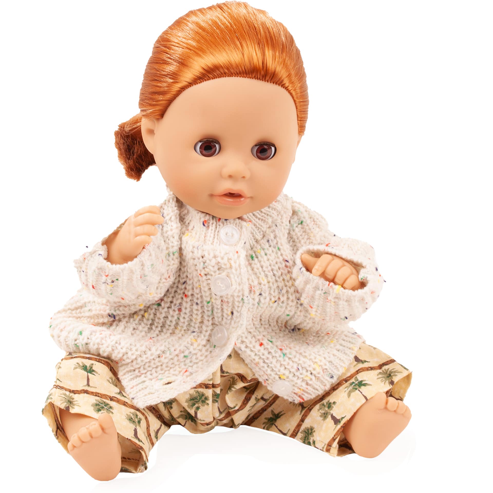 3403121-hose-palm-beach-s-aquini-goetz-emo hose-palm-beach-s-goetz-emo-palmenmuster-sommerhose-strickjacke