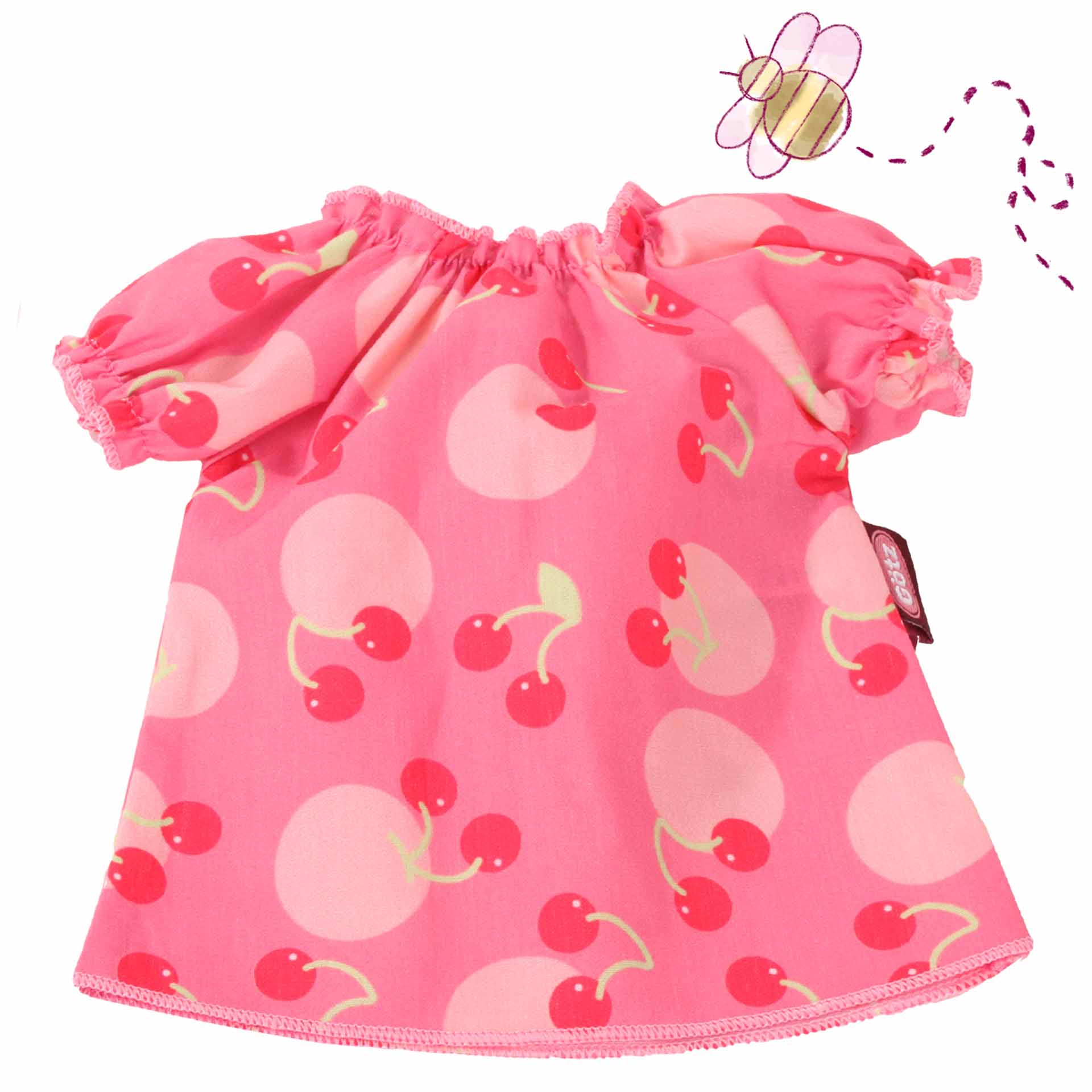 3402908-3402909-kleid-dotty-goetz kleid-dotty-sommerkleid-kirschmotiv-rosa-rot-nachthemd-goetz