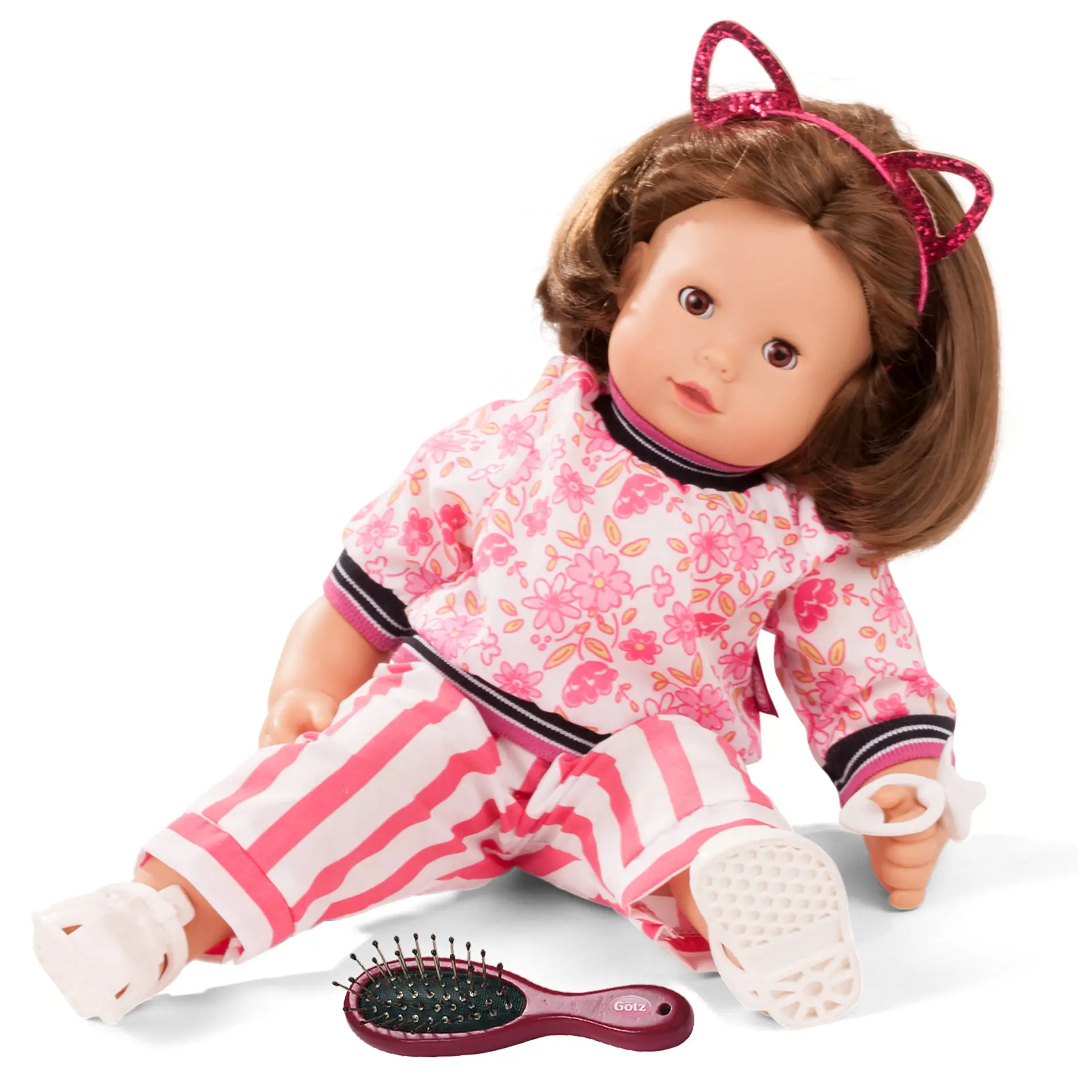 maxy-muffin-babypuppe-schnuller-schlafaugen-braune-augen-braunes-haar-haarreif-goetz
