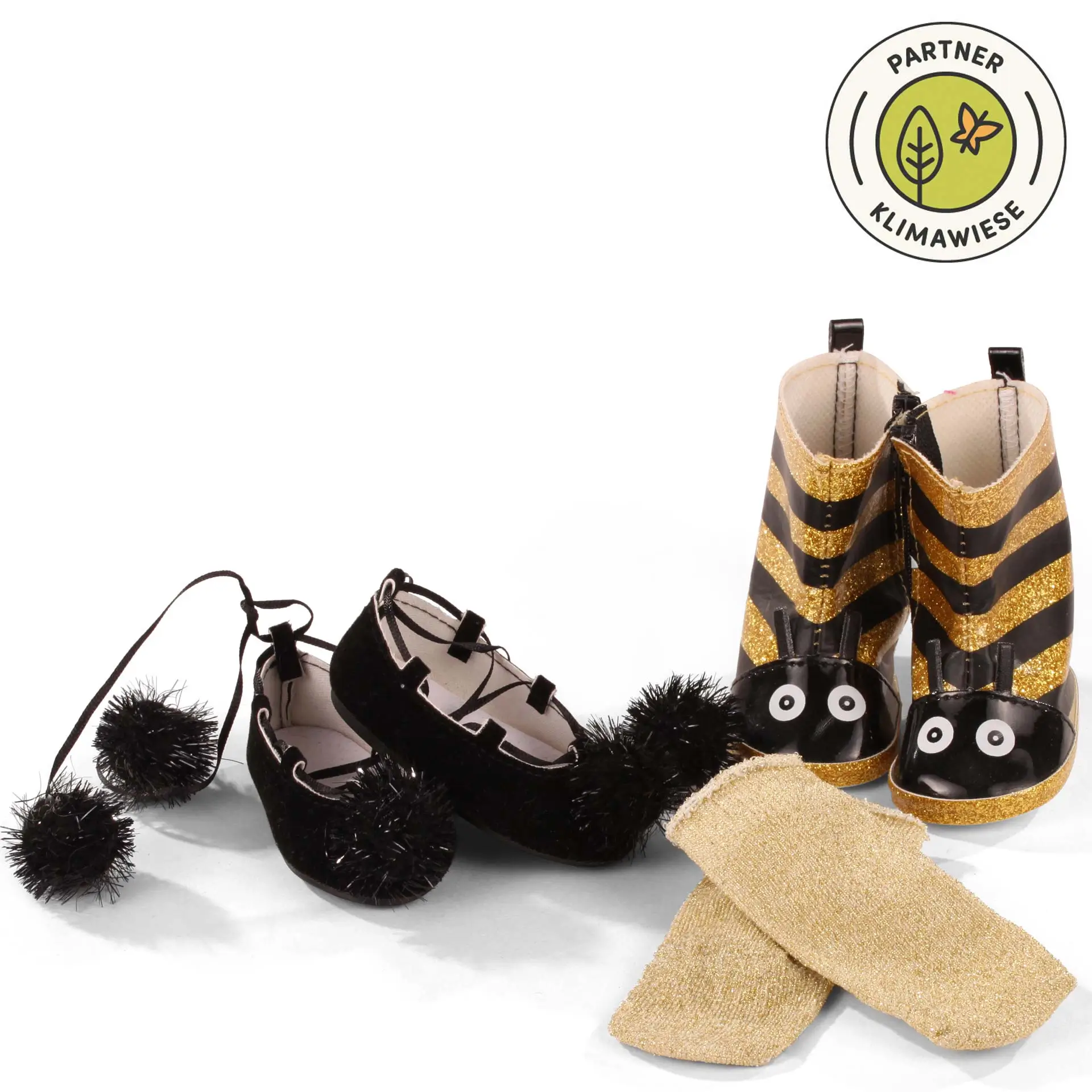 3403234-bee-box-bekleidung-goetz bee-box-bekleidung-glitzersocken-gummistiefel-ballerinas-goetz