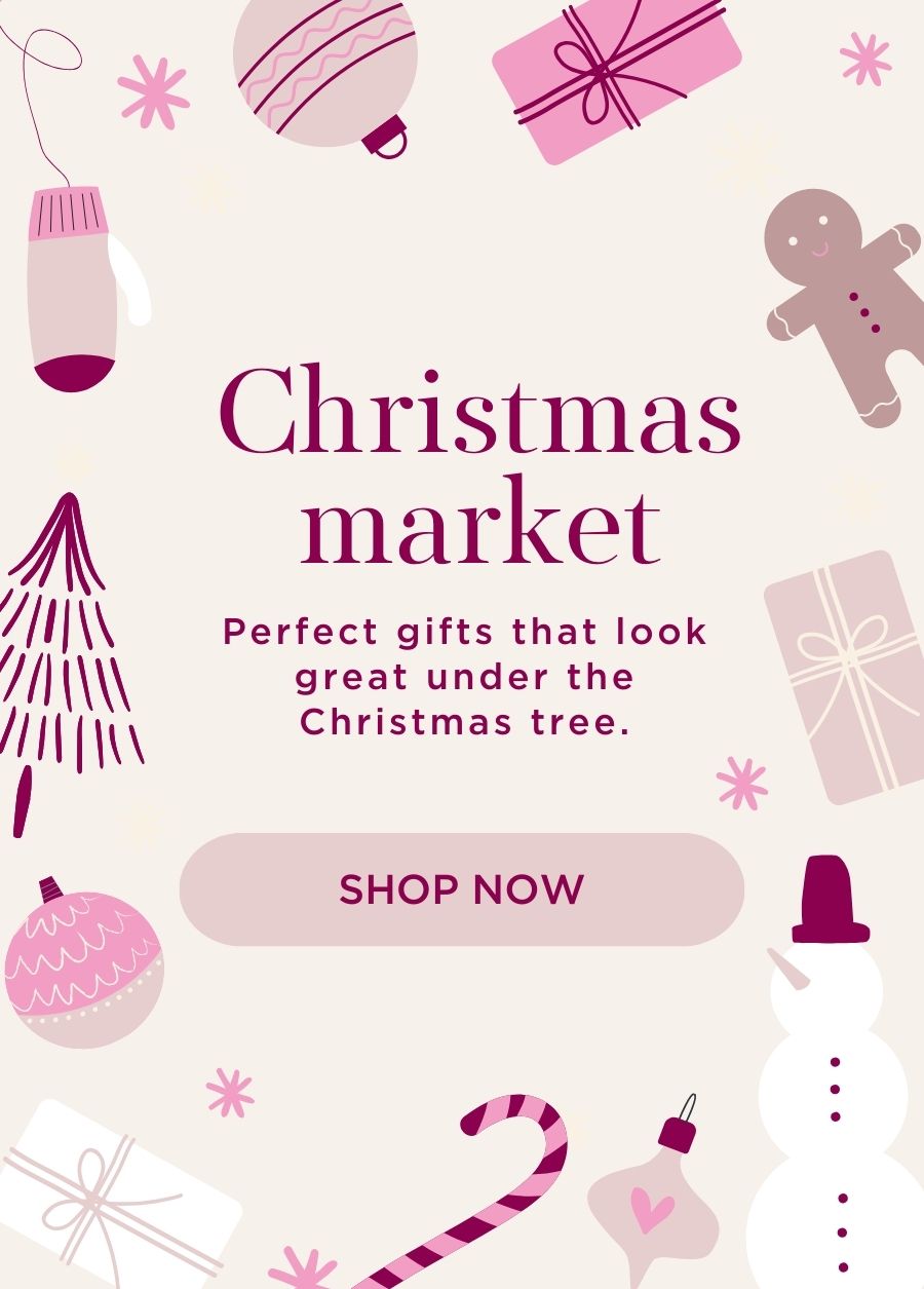 Goetz Christmas market Goetz Christmas market banner with festive sketches