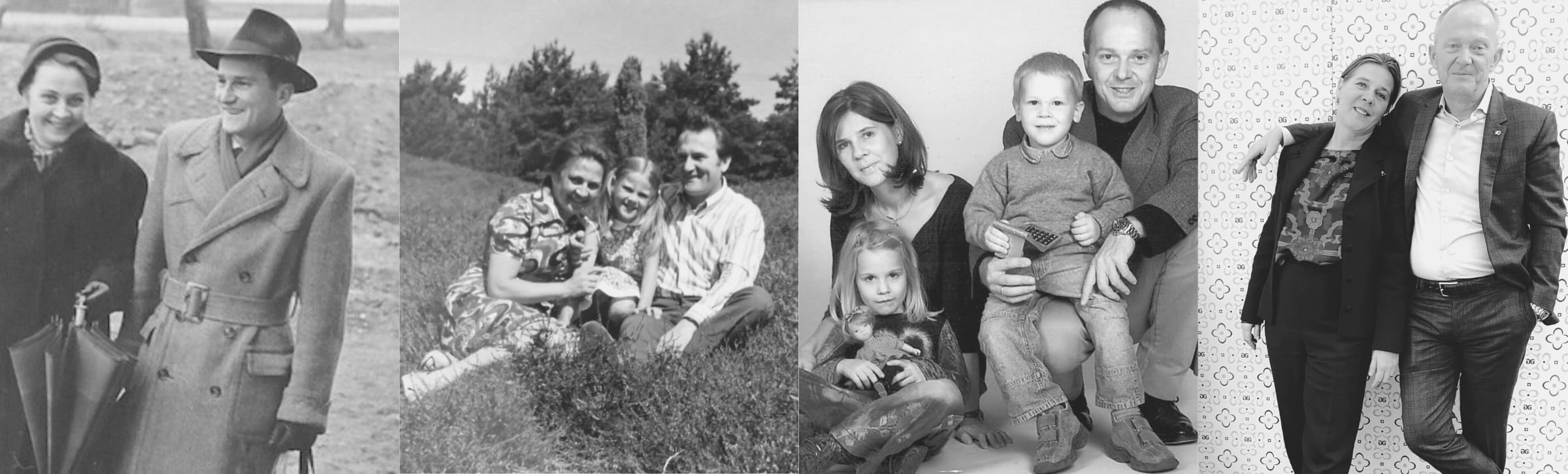 Wir als Familie Goetz Mehrere Familienfotos von den Firmeninhabern Familie Goetz