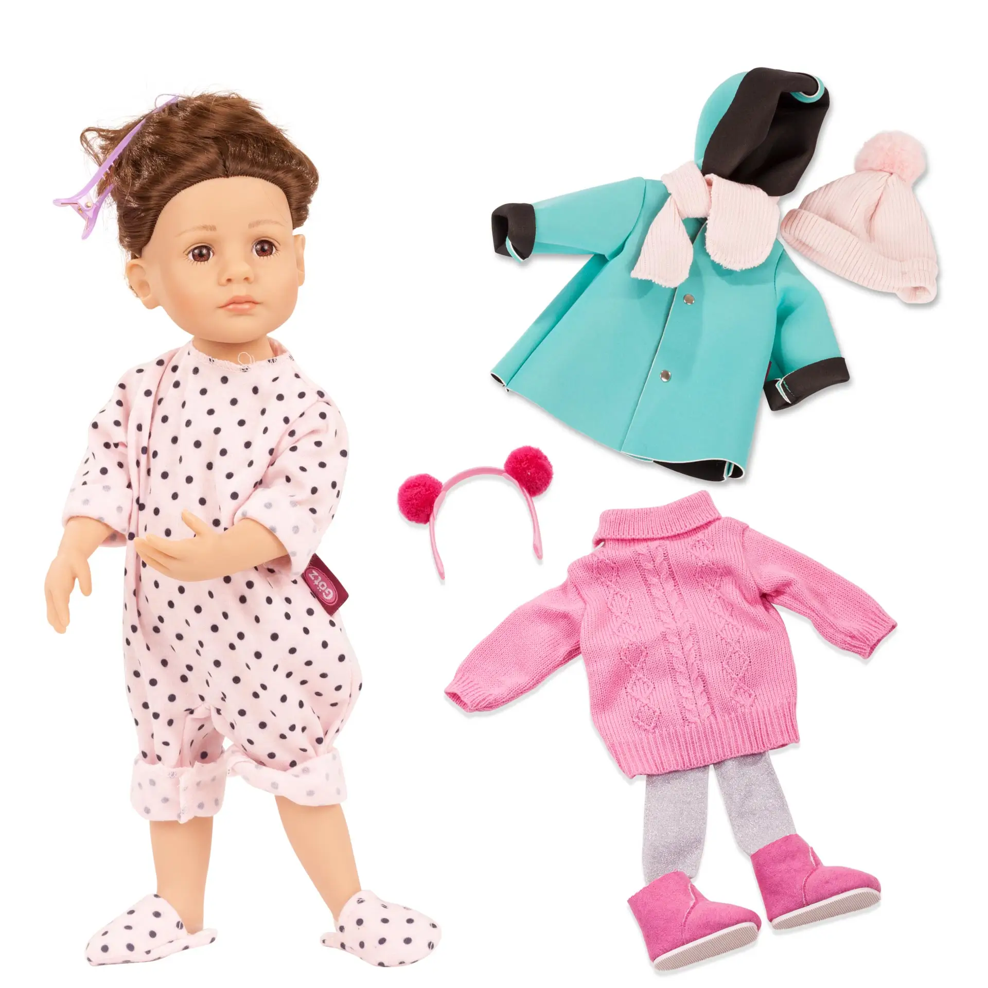 Little Kidz to dress Autumn Doll and accessories from Gotz