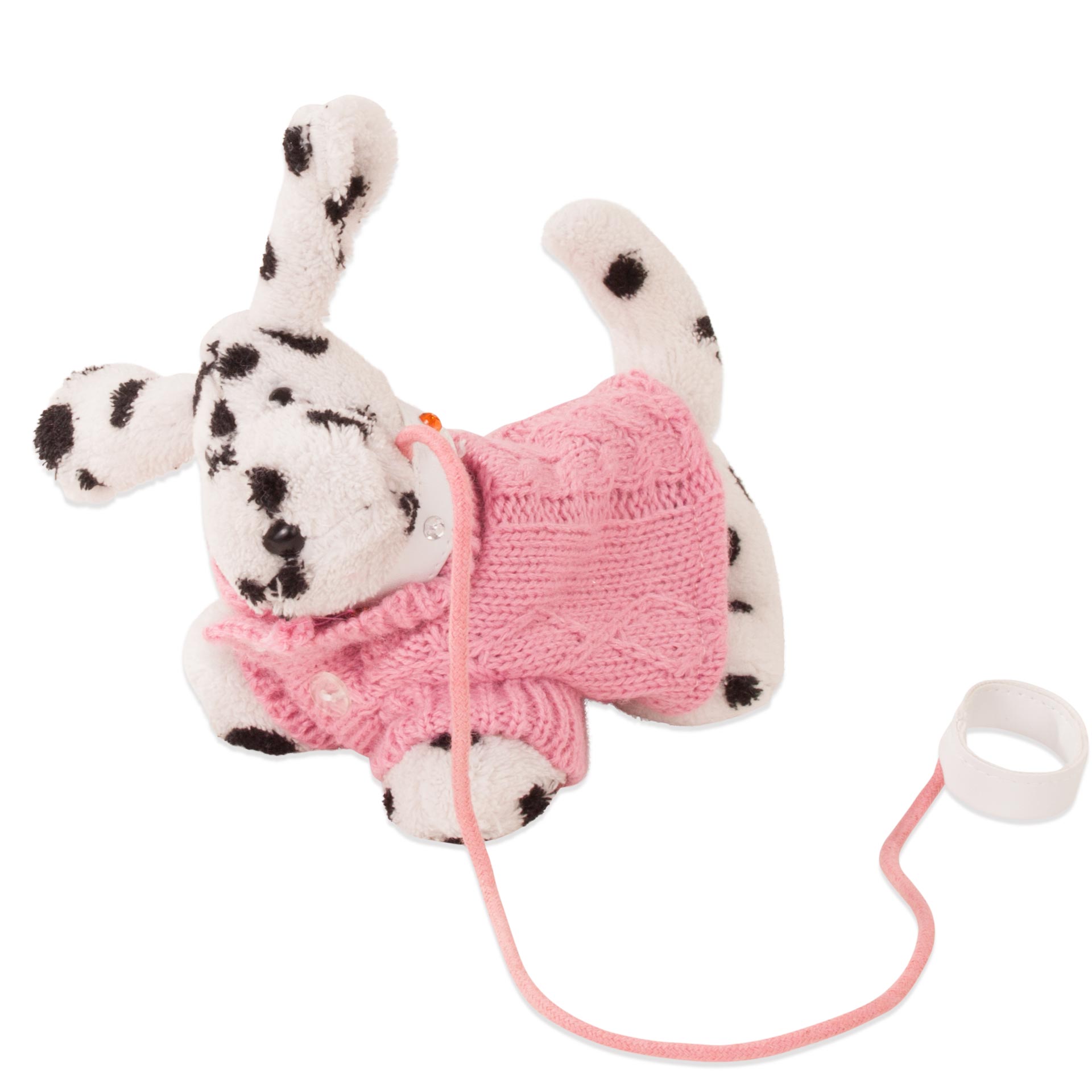 dalmatiner-james-zubehoer-goetz-strickcape-mantel-plueschhund-leine