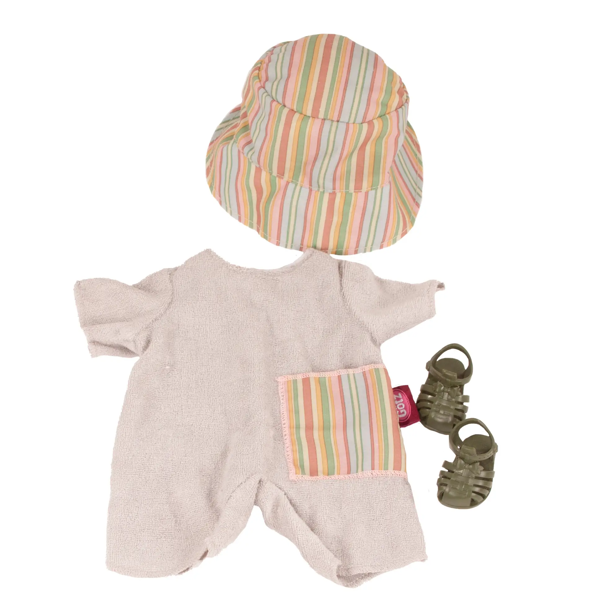 kombi-frottee-bekleidung-goetz-frotteeanzug-sommeranzug-sandalen-hut-gestreift