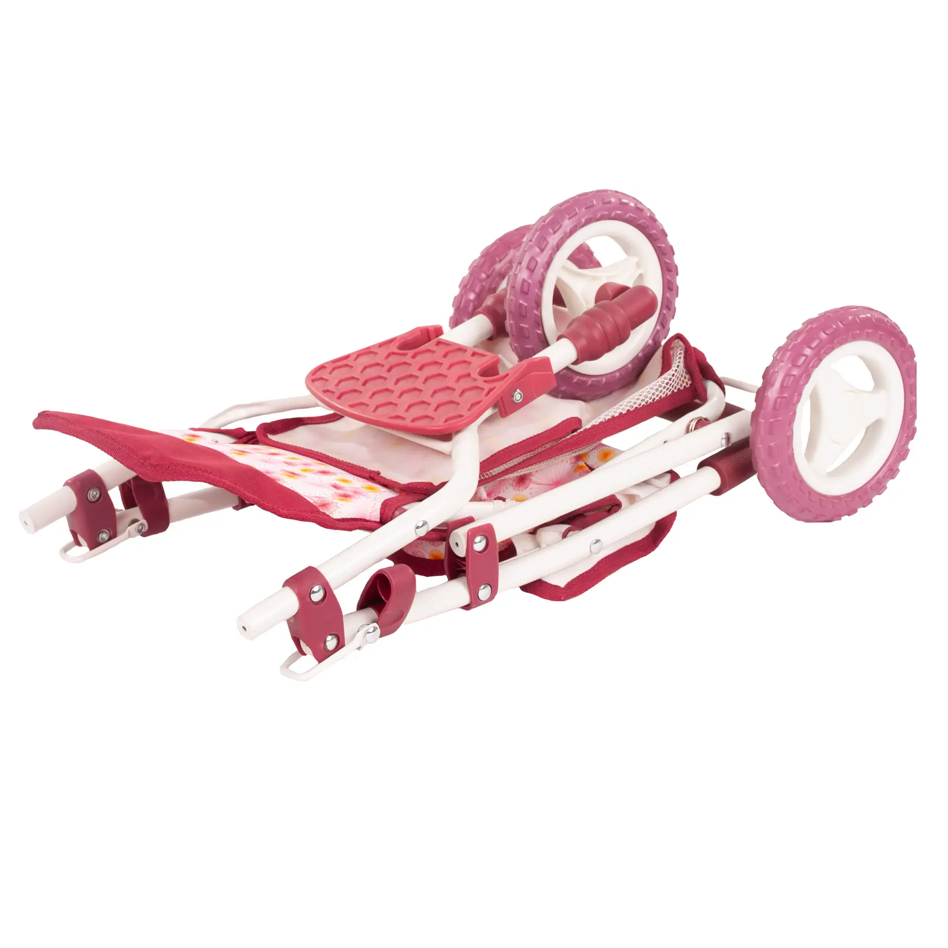 3402380-dreirad-puppenbuggy-happy-flowers-goetz dreirad-puppenwagen-puppenbuggy-dreirad-buggy-goetz-zusammenklappbar