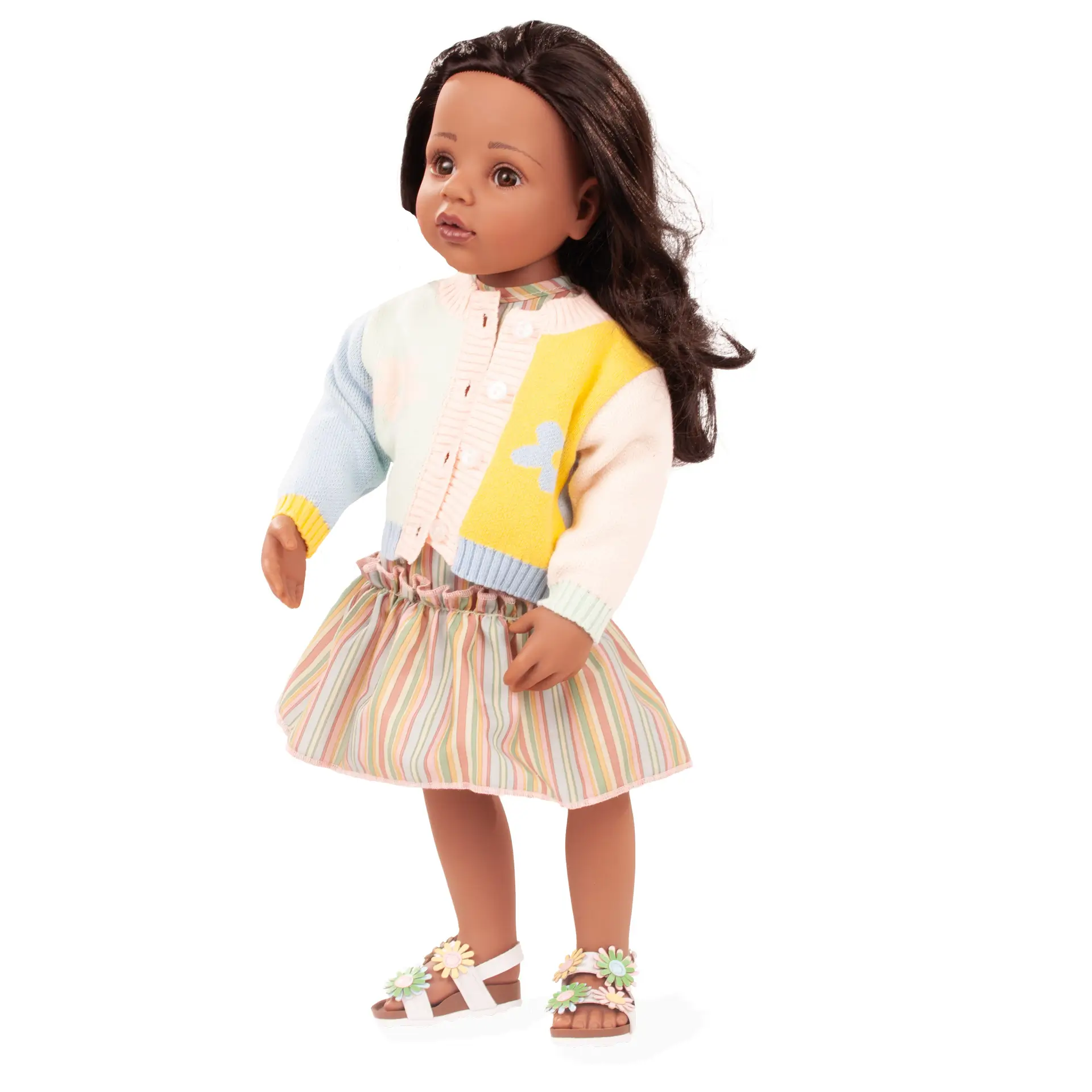 kombi-so-spring-bekleidung-goetz-emo-strickjacke-sandalen-rueschenkleid-volant-sommerkleid