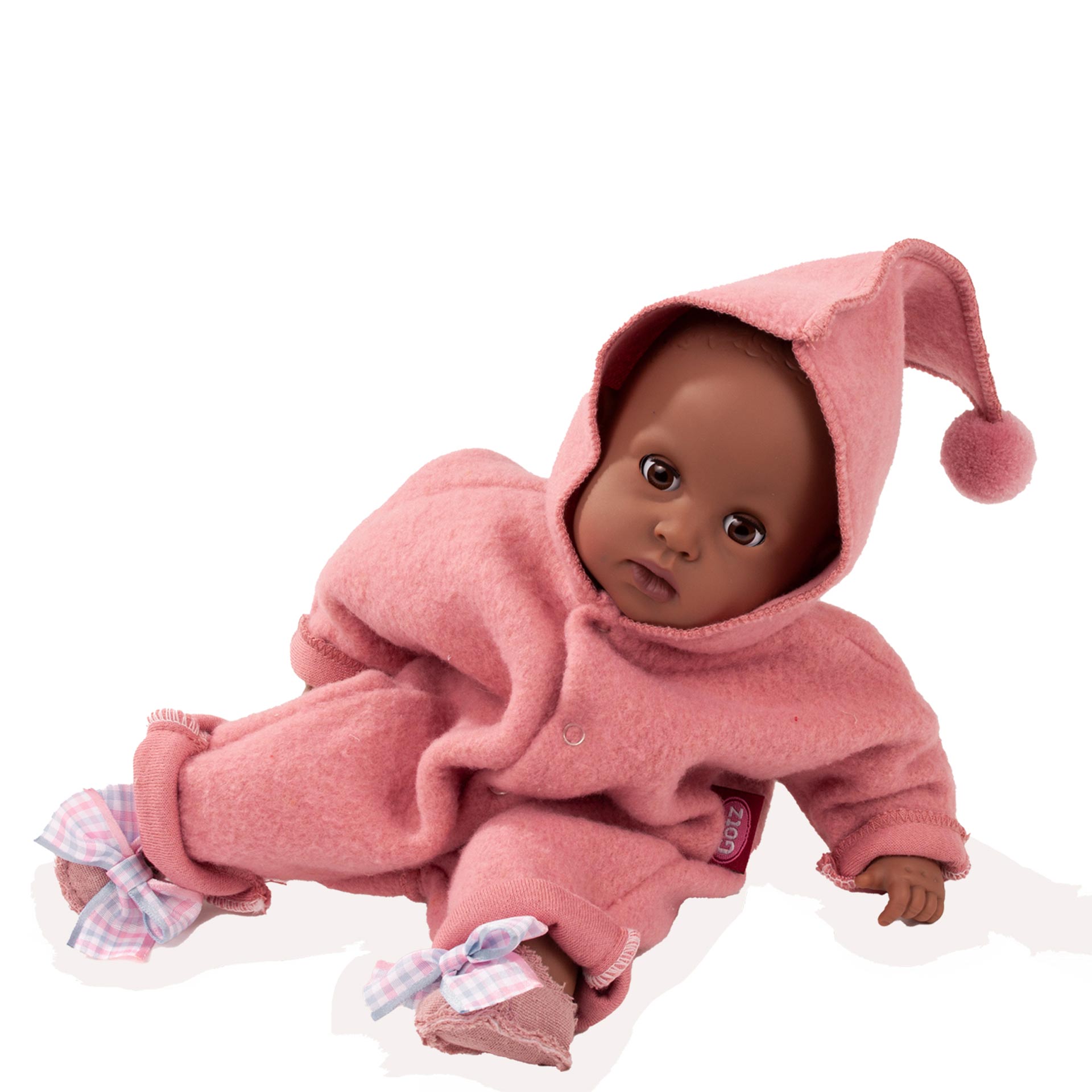 3403329-babyanzug-zipfelmuetze-bekleidung-goetz babyanzug-zipfelmuetze-bekleidung-rosa-stoffschuhe-goetz