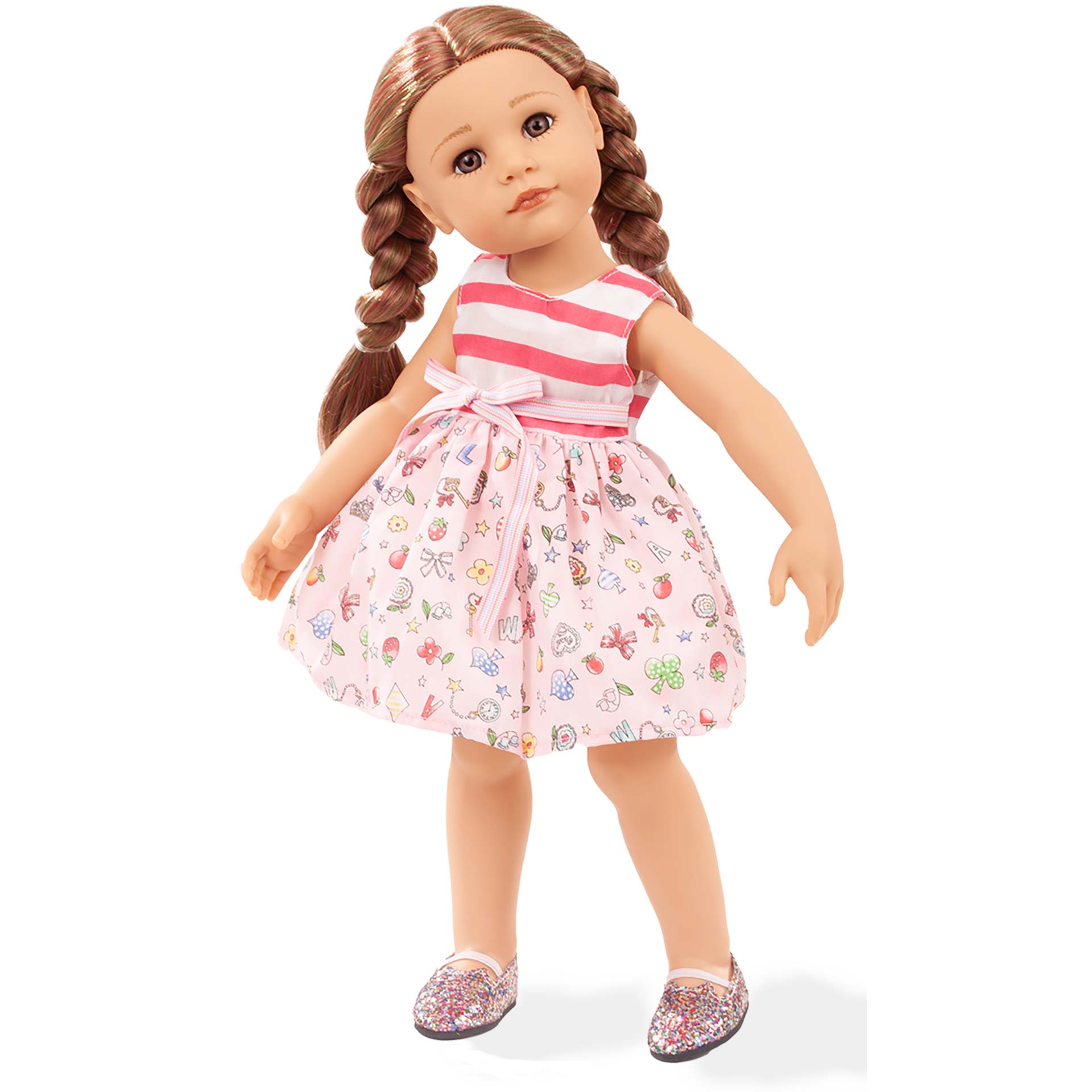 3403217-set-wonderland-bekleidung-goetz set-wonderland-sommerkleid-glitzerballerina-sommerschuhe-goetz