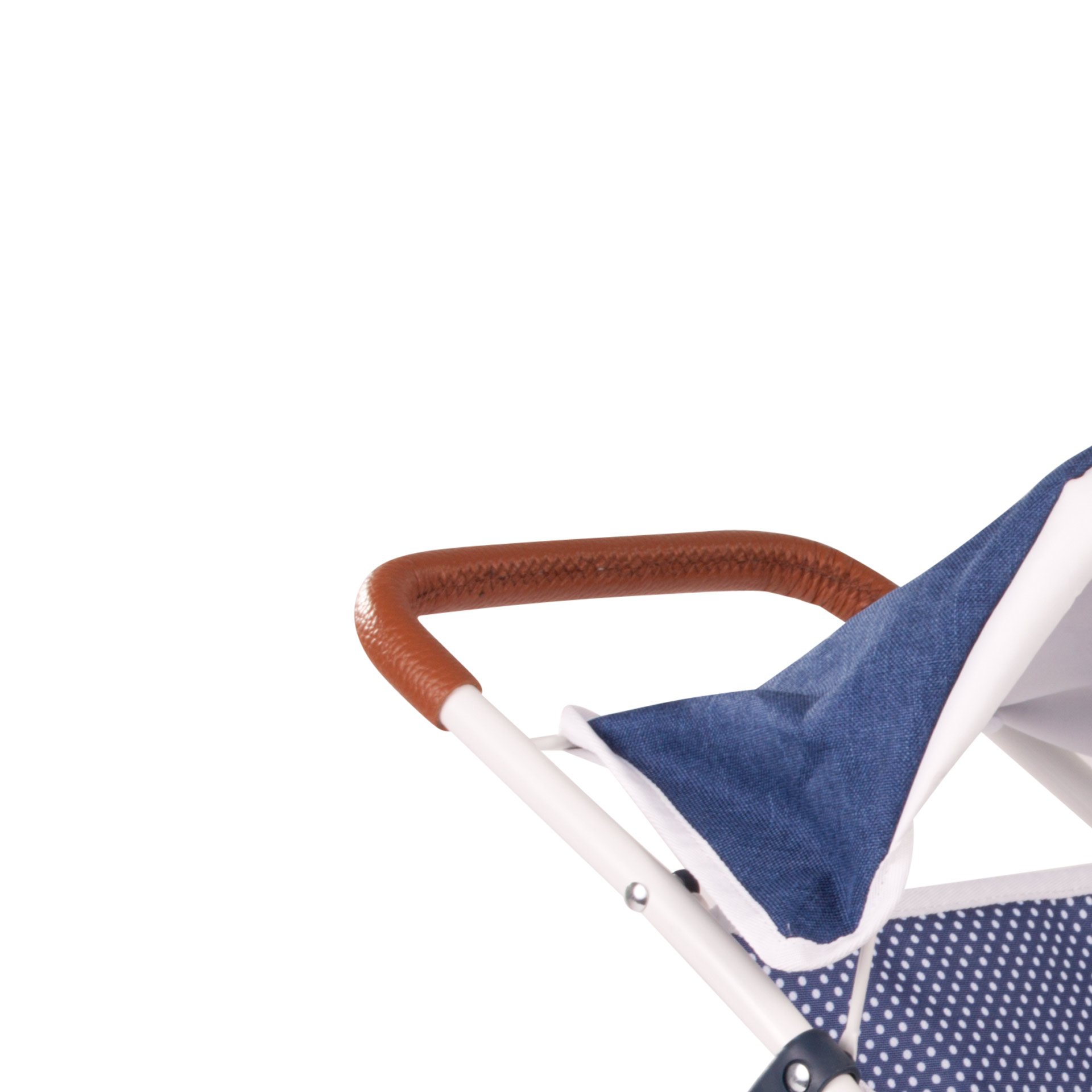 3403081-3rad-puppenbuggy-denim-goetz-softgriff buggy-puppenwagen-detailaufnahme-kunstledergriff-griff