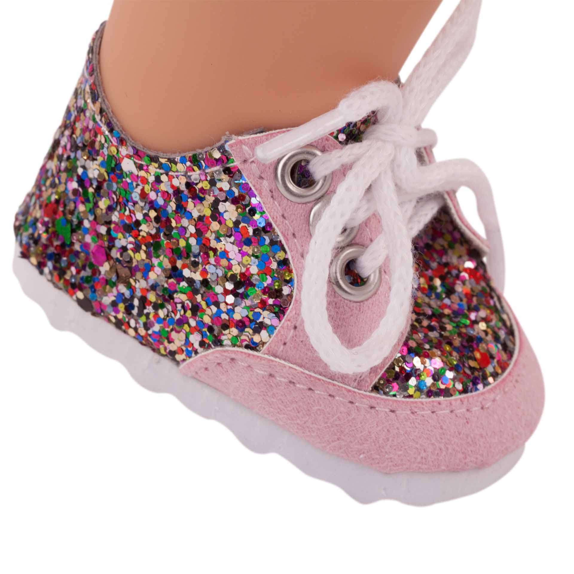 1690398-jessica-summertime-precious-day-stehpuppe-goetz-schuhe-seitlich jessica-summertime-precious-day-stehpuppe-goetz-schuhe-glitzerschuhe-sneakers-turnschuhe-seitlich