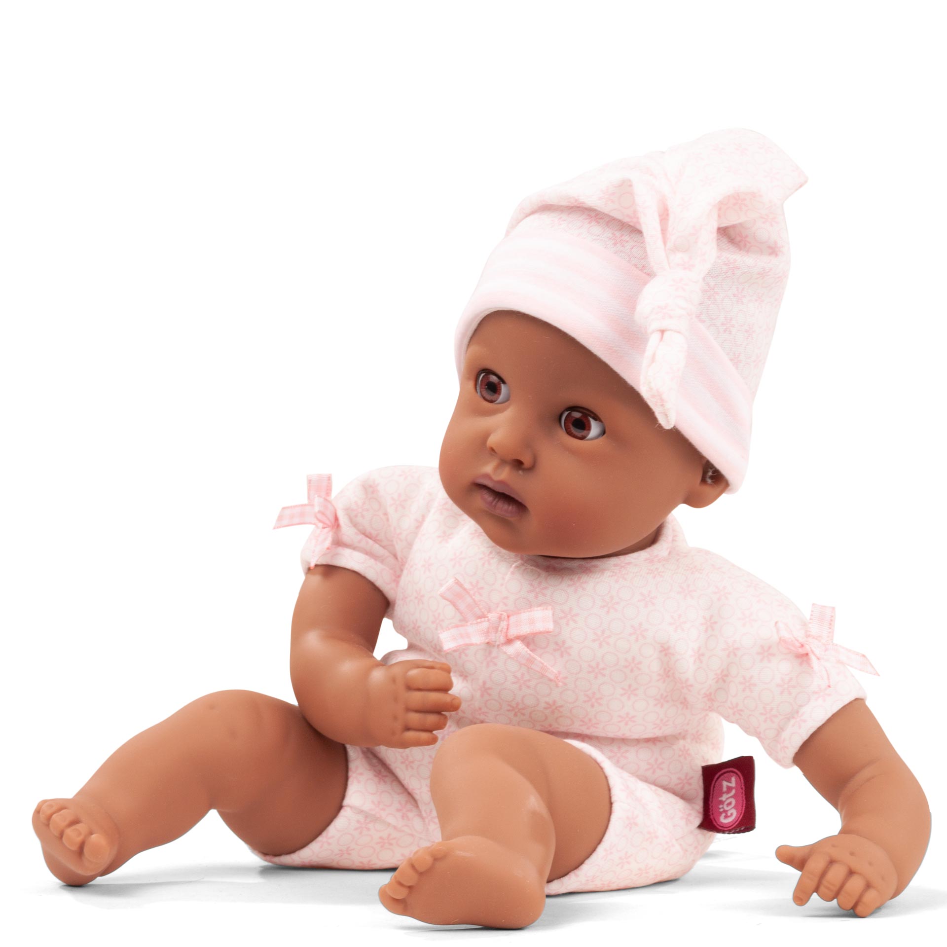 2420863-muffin-to-dress-babypuppe-goetz muffin-to-dress-babypuppe-goetz-braun-braune-augen-muetze-schlafaugen