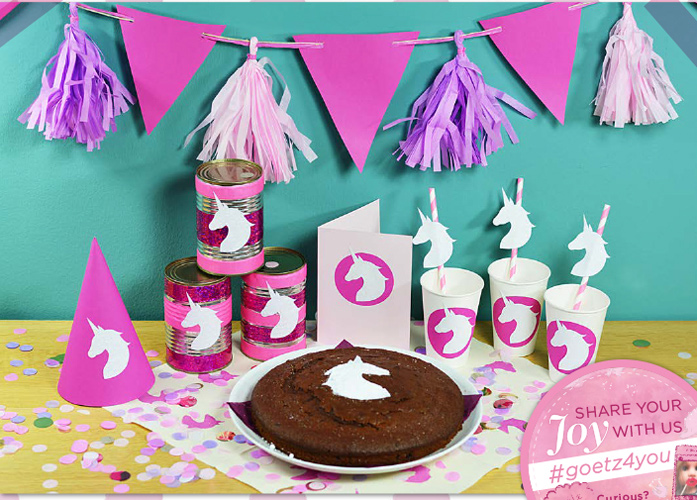 Geburstagsparty Einhorn