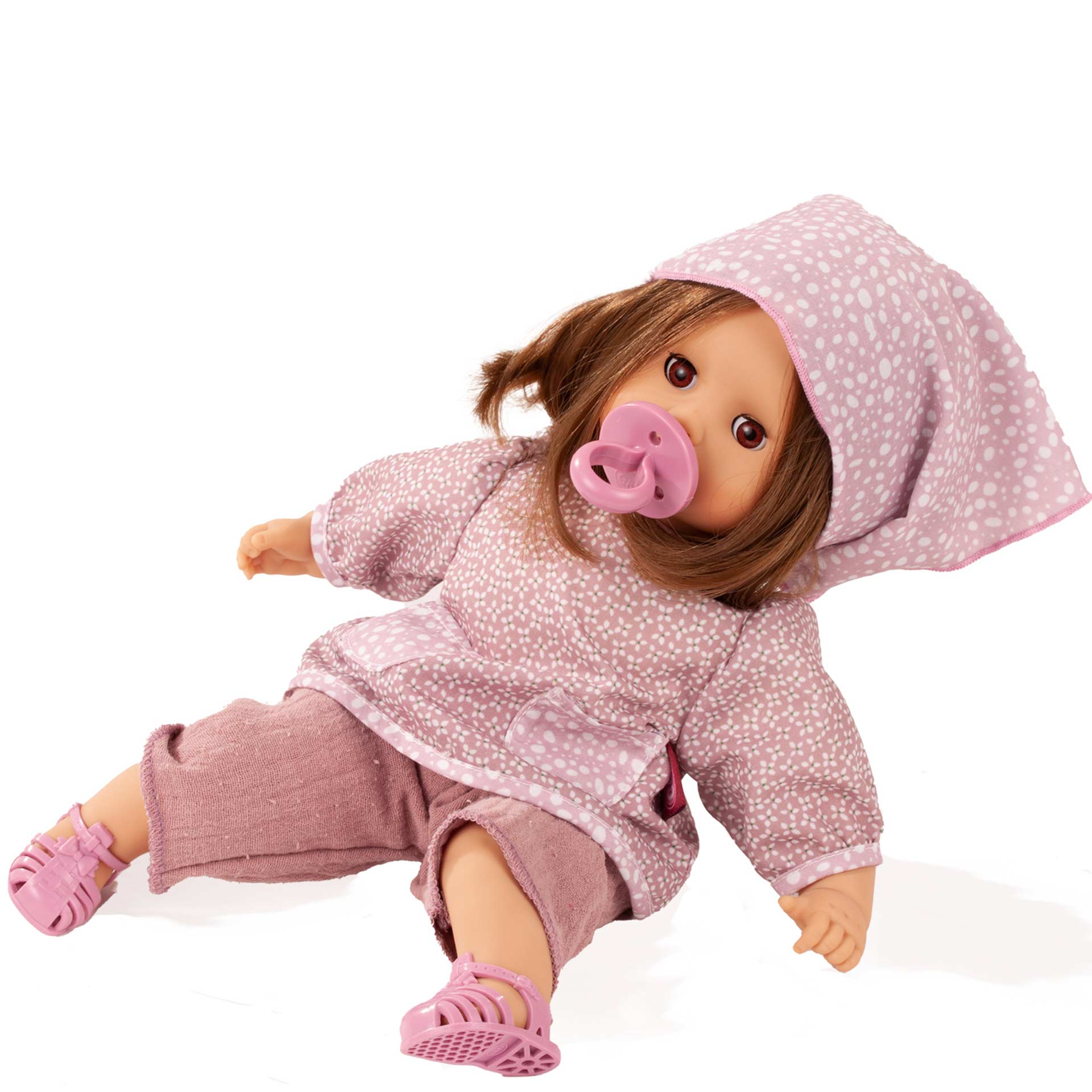 2220949-muffin-soft-mood-babypuppe-goetz muffin-soft-mood-babypuppe-kopftuch-sandalen-schnuller-goetz