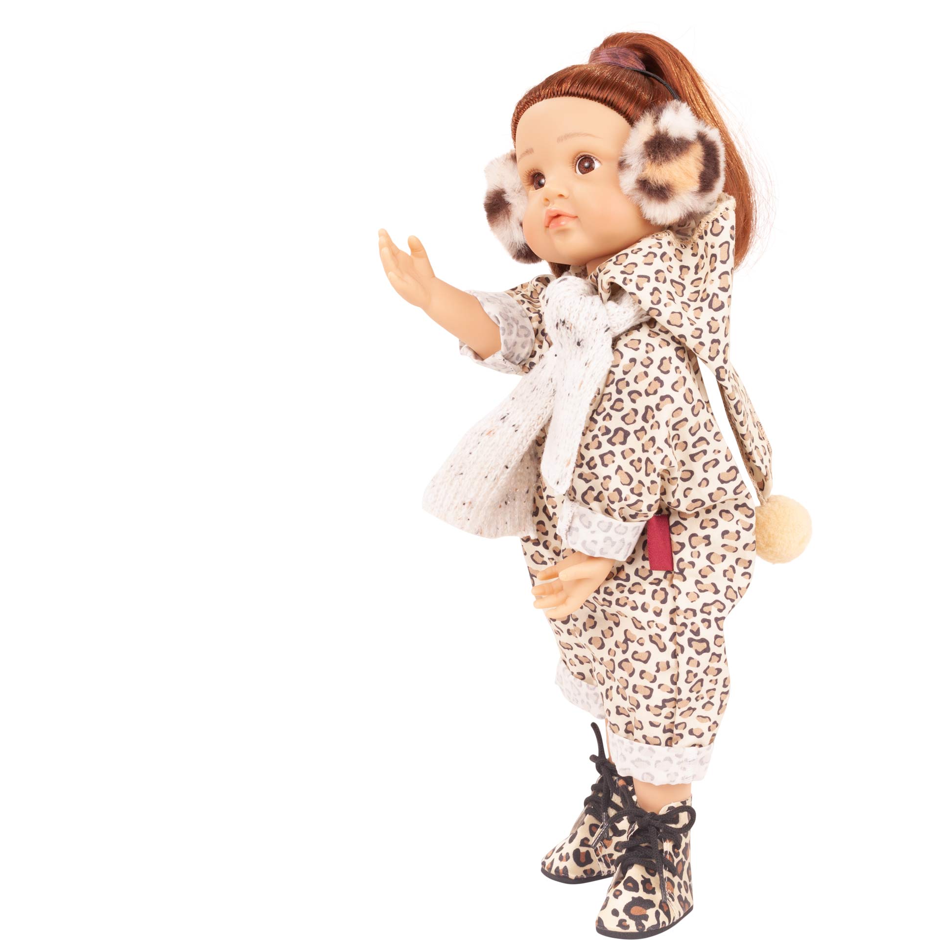 little kidz-total-tiger-stehpuppe-goetz-onesie-anzug-boots-schal-ohrenwaermer