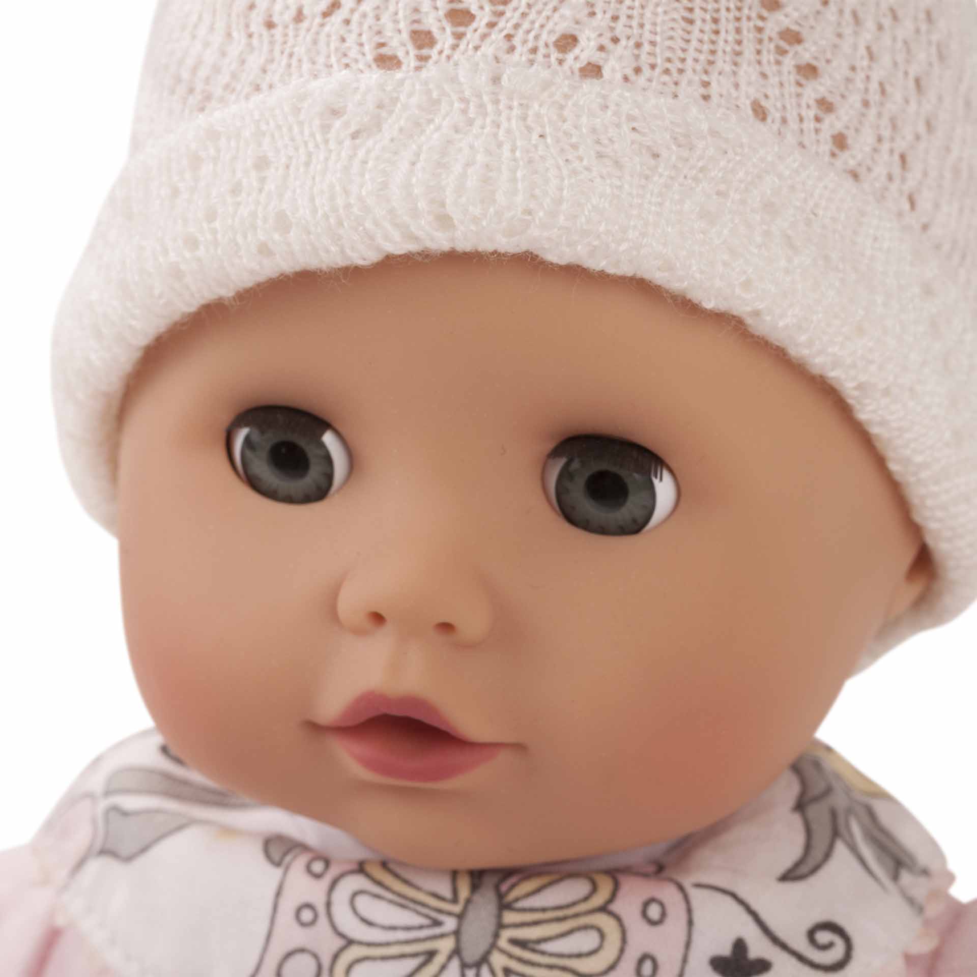 1320588-muffin-traumblume-babypuppe-goetz muffin-traumblume-babypuppe-goetz-schlafaugen-strickmuetze-gesicht-weichkoerper