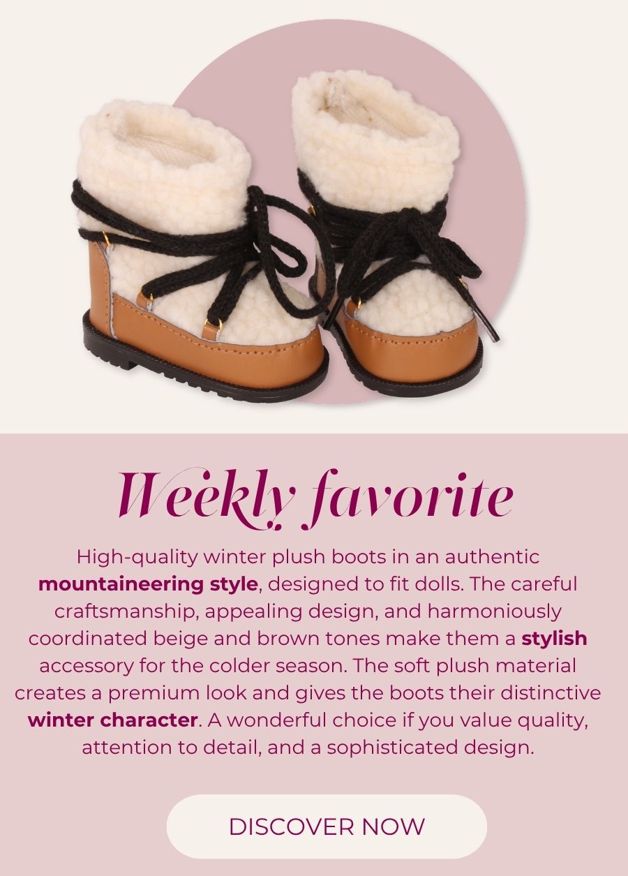 Winterboots in braun-beige mit Plueschfutter im Wanderstil Gr. 45-50 cm und 42 cm von Goetz