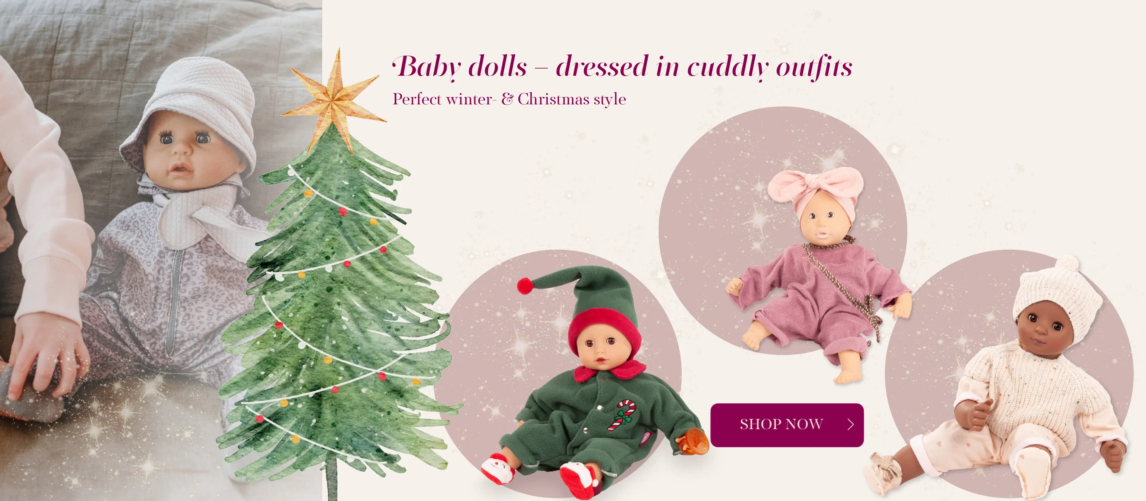 Babypuppen in kuschelig-weichen Outfits von Goetz