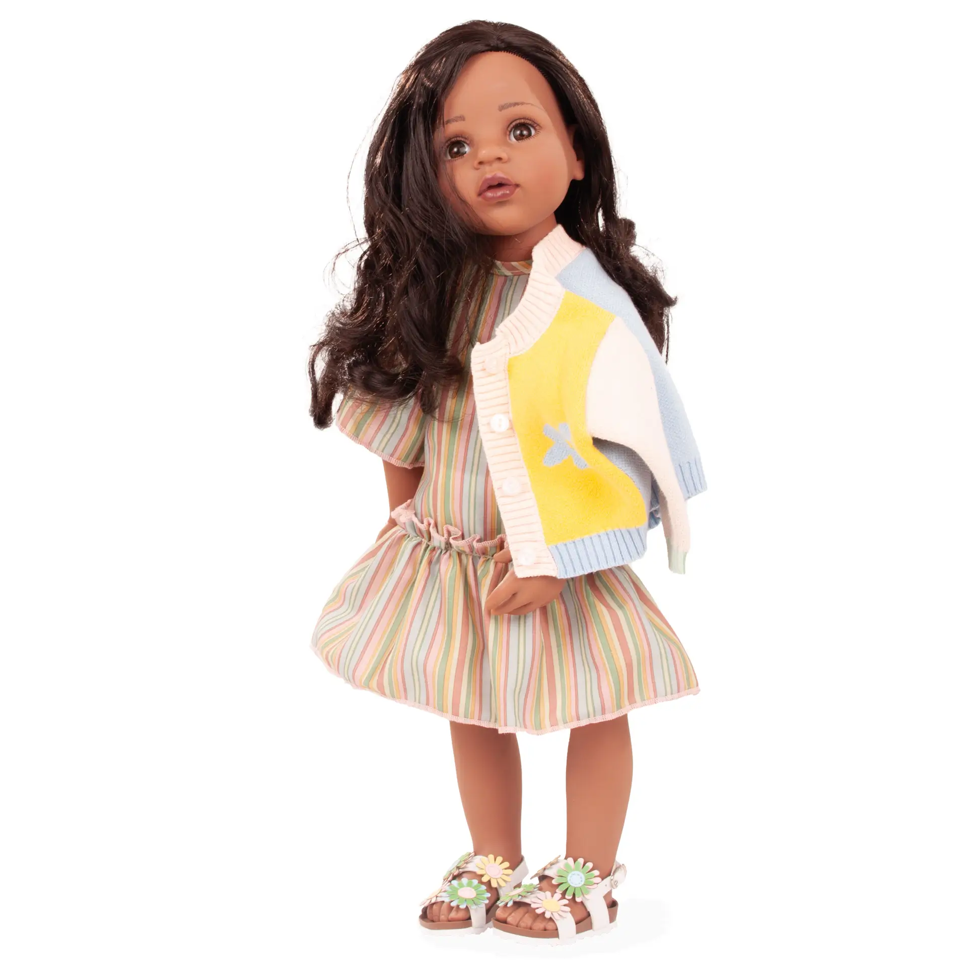 kombi-so-spring-bekleidung-goetz-emo-strickjacke-sandalen-rueschenkleid-volant-sommerkleid