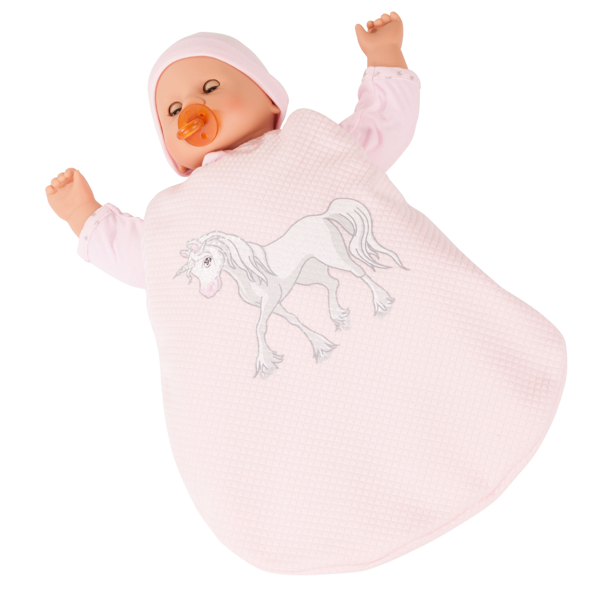 cookie-babyshower-babypuppe-schlafsack-einhorn-schnuller-babypuppe