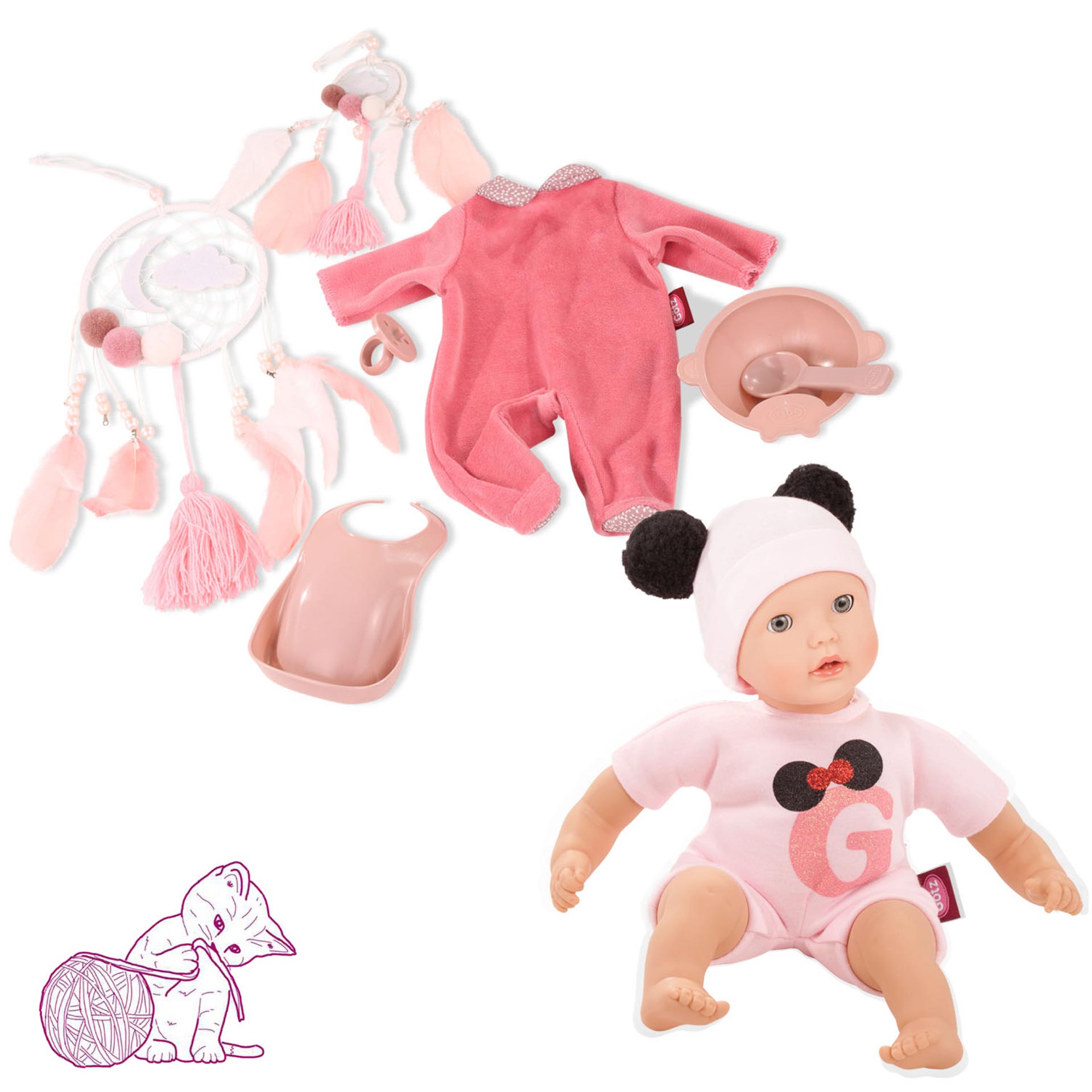 2220152-muffin-set-nighty-night-babypuppe-schnuller-strampler-latz-teller-loeffel-traumfaenger-goetz