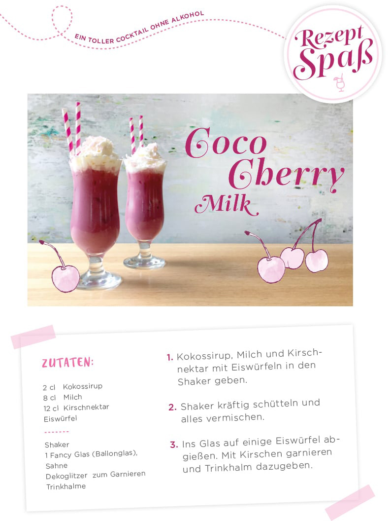 Coco Cherry Milk Goetz Rezept fuer Coco Cherry Milk mit Zutaten und Zubereitungsschritten