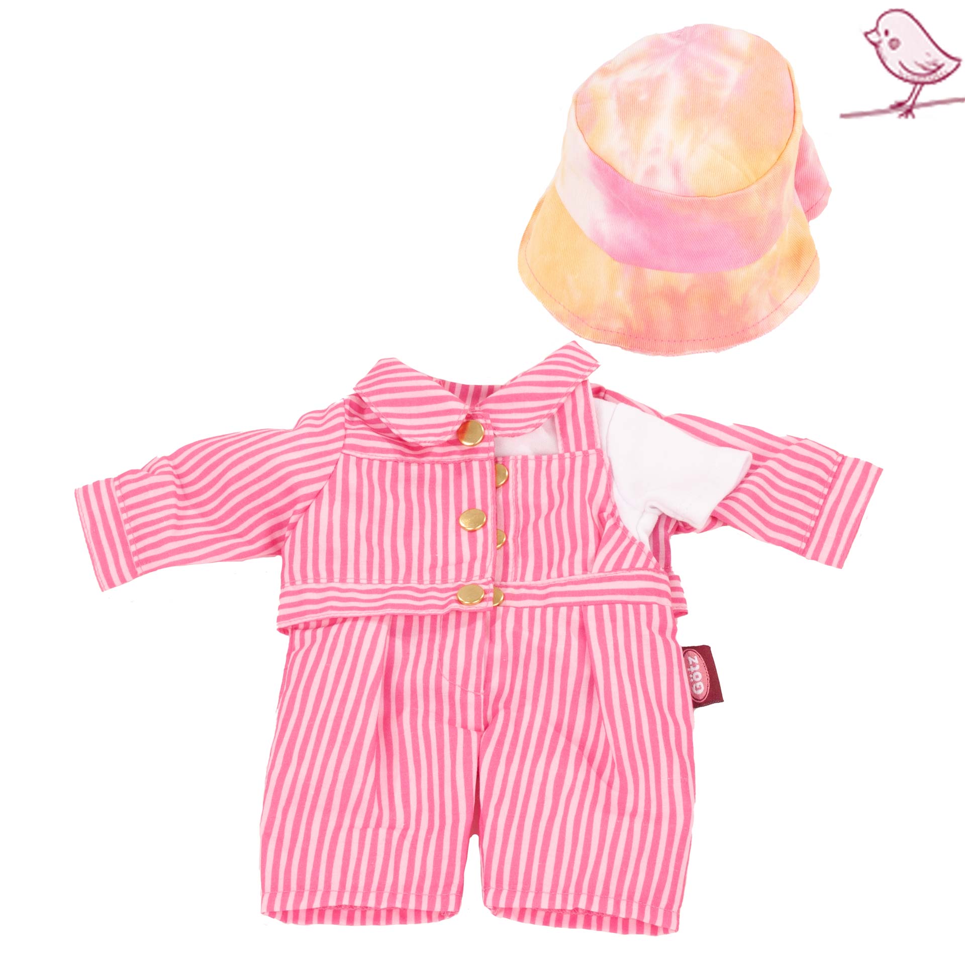 3403403-kombi-streifen-bekleidung-goetz kombi streifen-bekleidung-goetz-little kidz-emo-hut-batikmuster-latzhose-shirt-jacke-gestreift