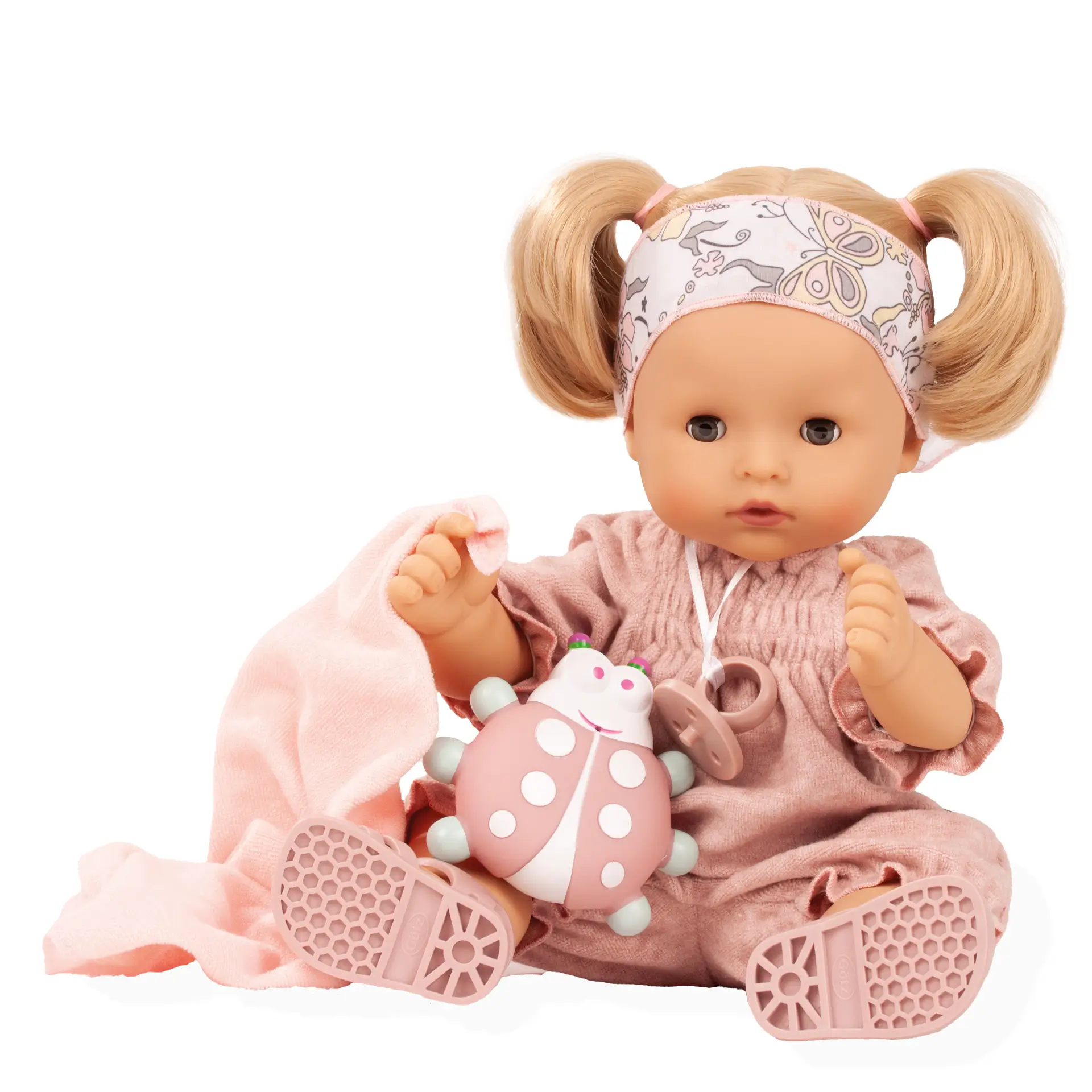 maxy-aquini-schmetterling-badebaby-goetz-blond-schlafaugen-sandalen-wasserspieltier-badetuch-strampler-sommeranzug
