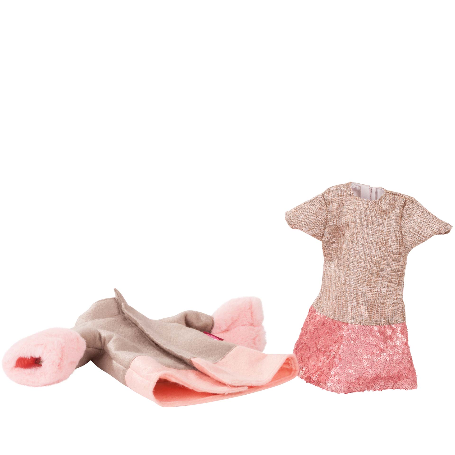 3403034-classy-kleid-goetz-liegend kombi-classy-bekleidung-goetz-paillettenkleid-etuikleid-mantel-plueschaermel