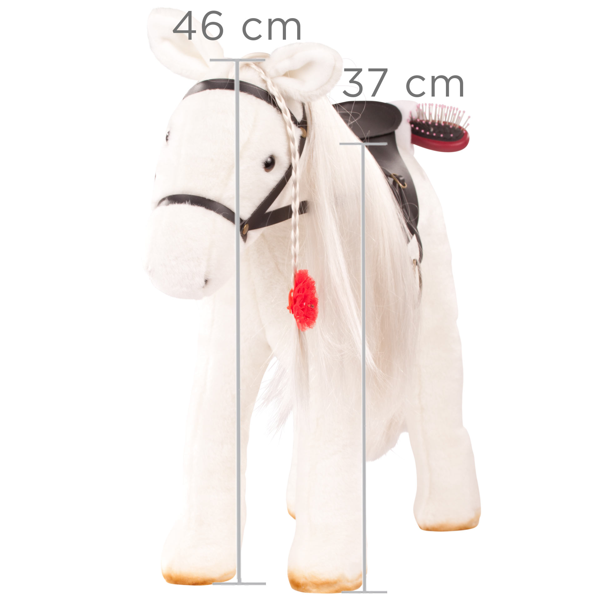 kaemmpferd-lippizaner-plueschpferd-goetz-sattel-zaumzeug-frisierbar-reiten-picknickdecke