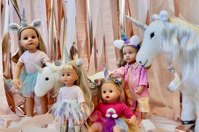 kinderfasching-goetz-babypuppen-stehpuppen-einhornkostüm-einhorn-achat