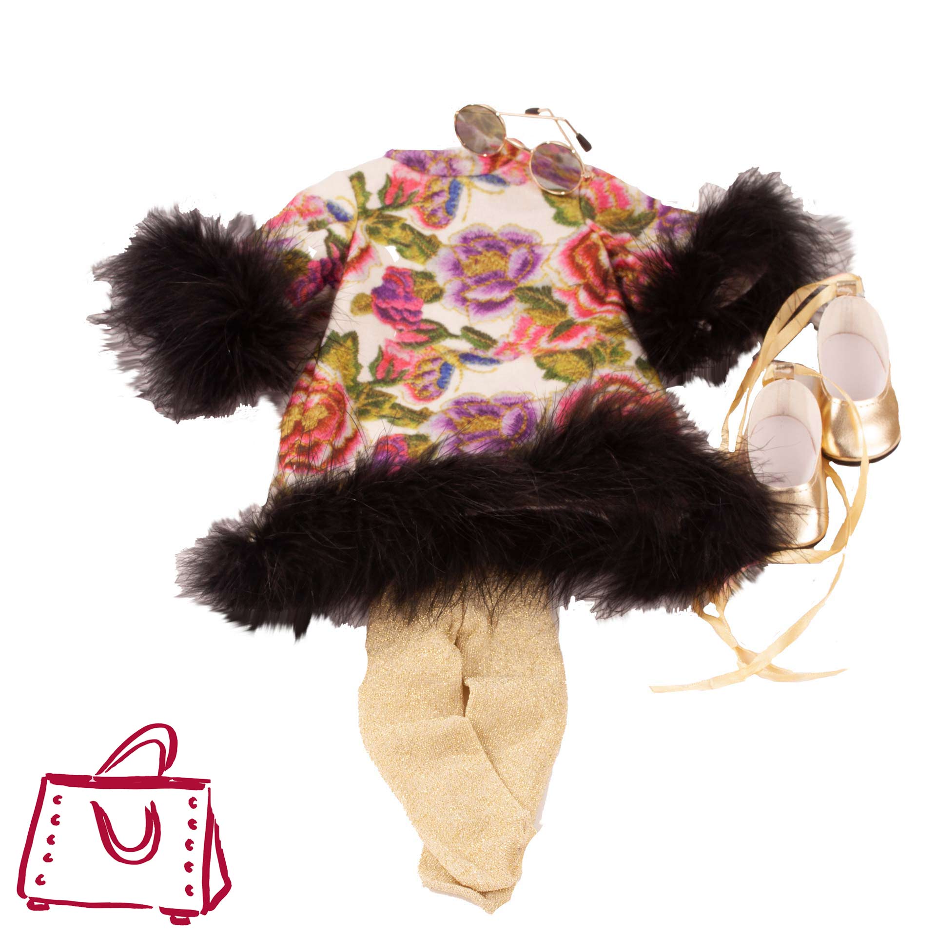 3403539-kombi-iconic-style-bekleidung-goetz kombi-iconic-style-goetz-sonnenbrille-strumpfhose-kleide-ballerinas