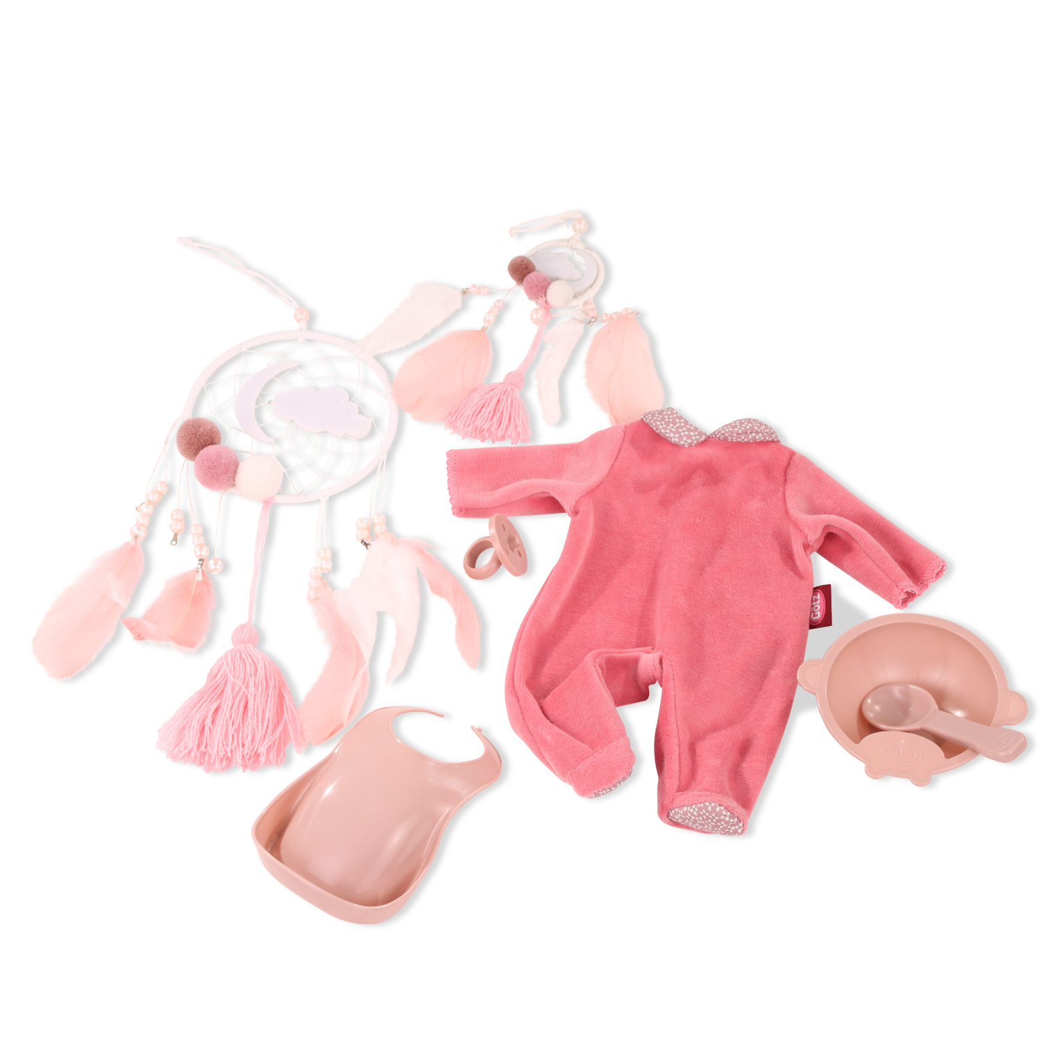 muffin-set-nighty-night-babypuppe-strampler-traumfaenger-latz-teller-schnuller-loeffel-goetz